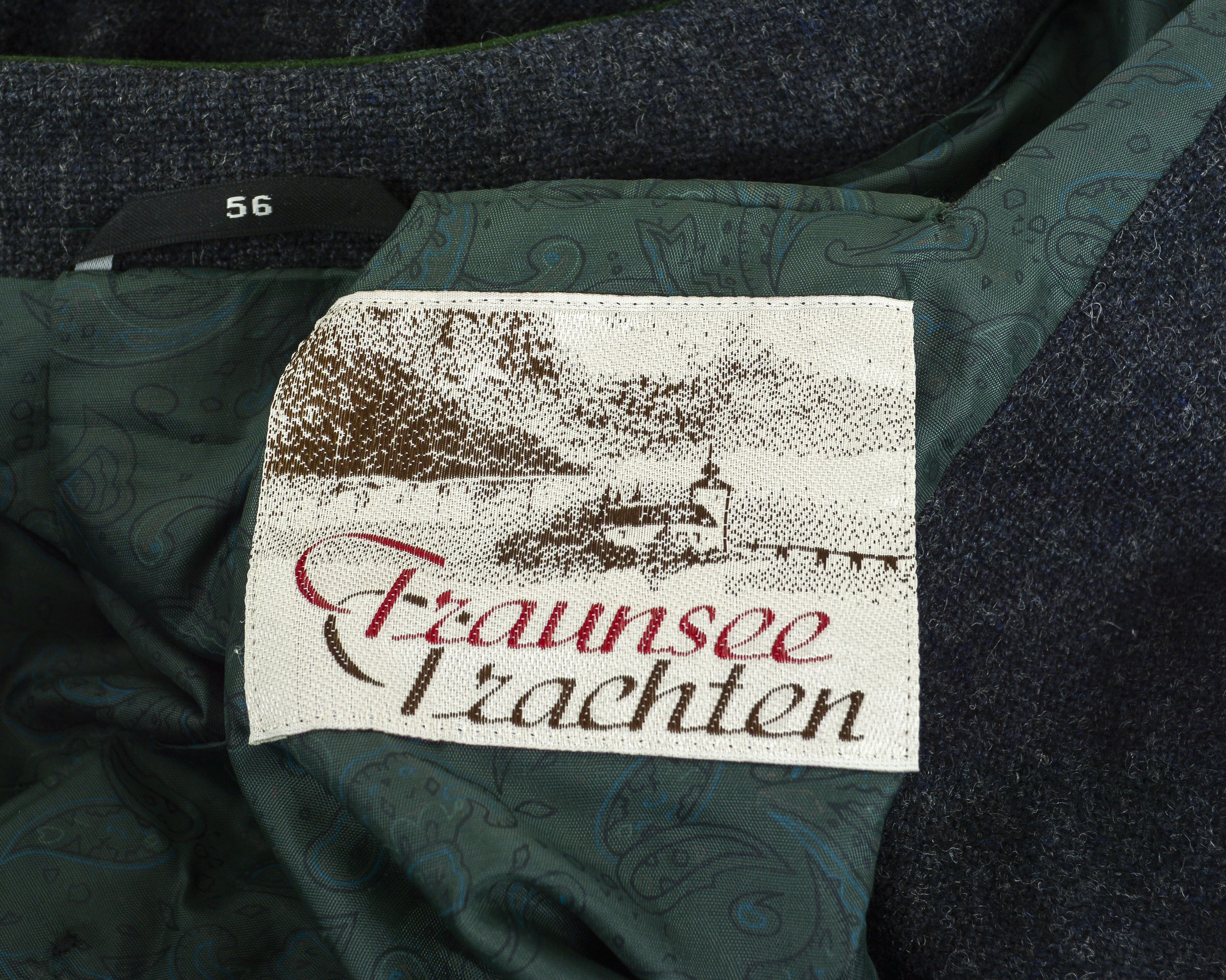 Other × Vintage TRAUNSEE Trachten UK 46 US Blazer Wool Jacket Embroidered Size 46R - 7 Thumbnail