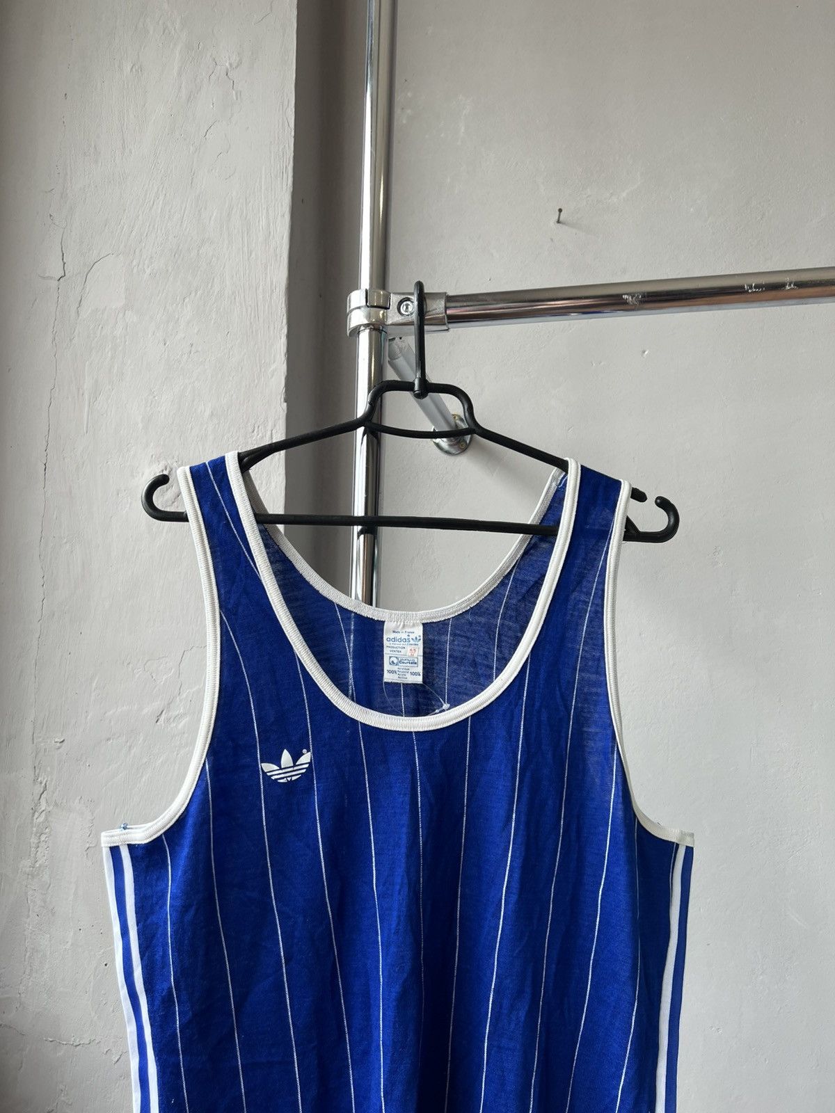 Adidas 70/80’S RARE ADIDAS VENTEX RUNNING TRAIN/ARMY VEST JERSEY Size US M / EU 48-50 / 2 - 3 Thumbnail