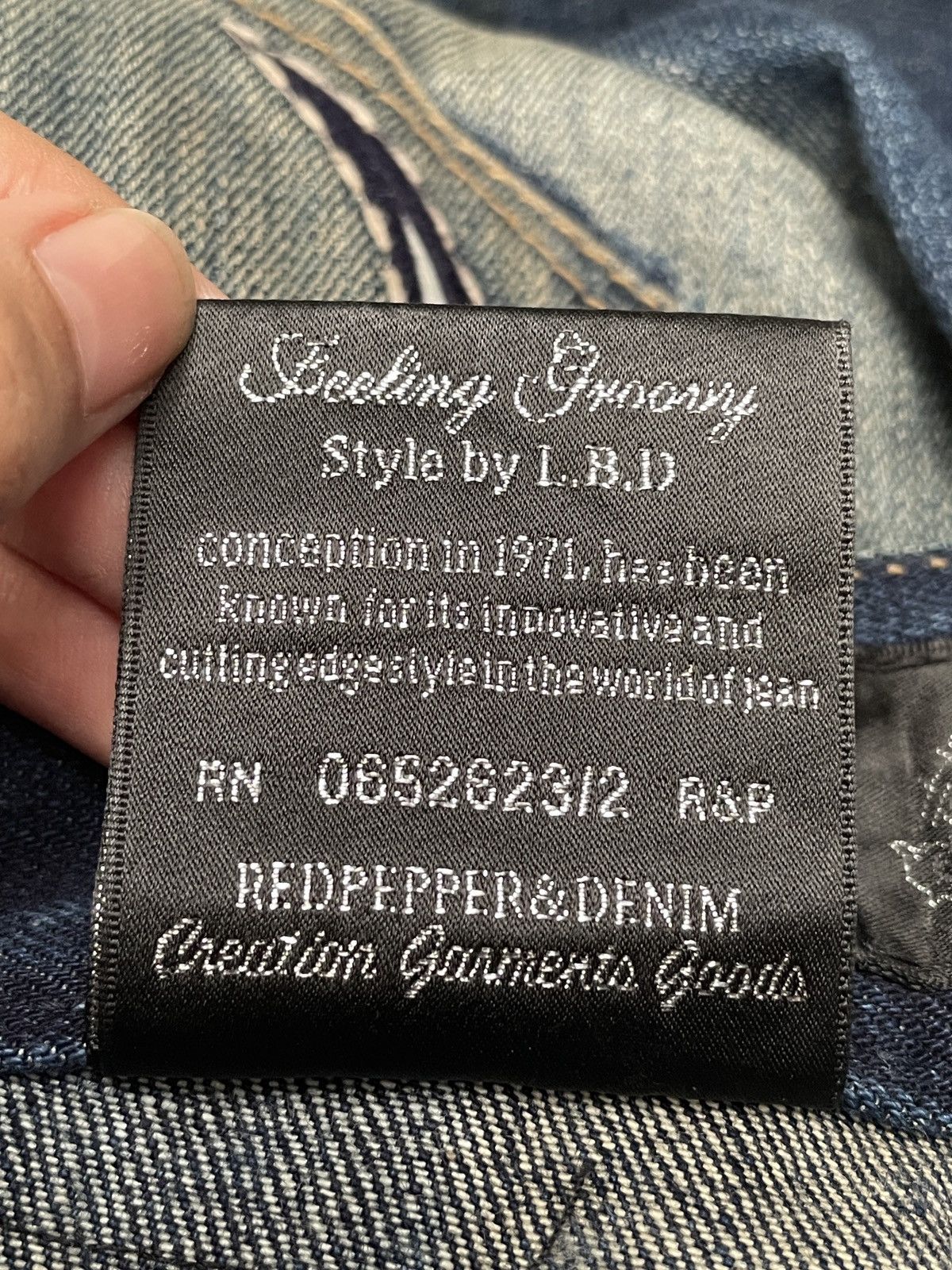 If Six Was Nine Rare Design Vintage Japanese Brand Red Pepper Jeans 2000s Size US 32 / EU 48 - 10 Thumbnail