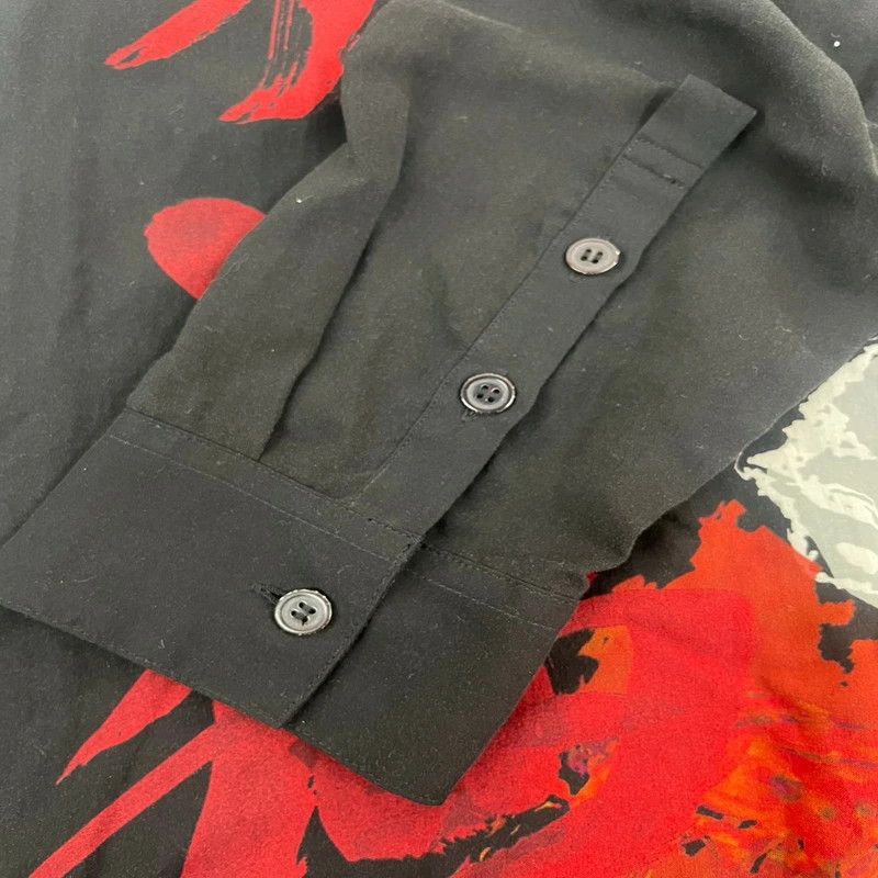 Yohji Yamamoto Yohji Yamamoto BLACK SCANDAL 血染め猫 shirts 18AW HV-B50-215 Size US M / EU 48-50 / 2 - 7 Thumbnail
