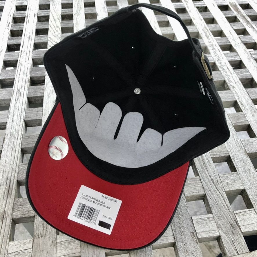 47 Brand Atlanta Braves Axe Tomahawk Logo Infrared Adjustable Hat Size ONE SIZE - 4 Thumbnail