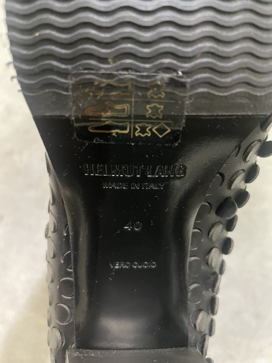 Helmut Lang FW24 Sample Helmut Lang Black Perforated Leather Ankle Boots Size US 10 / IT 40 - 6 Thumbnail