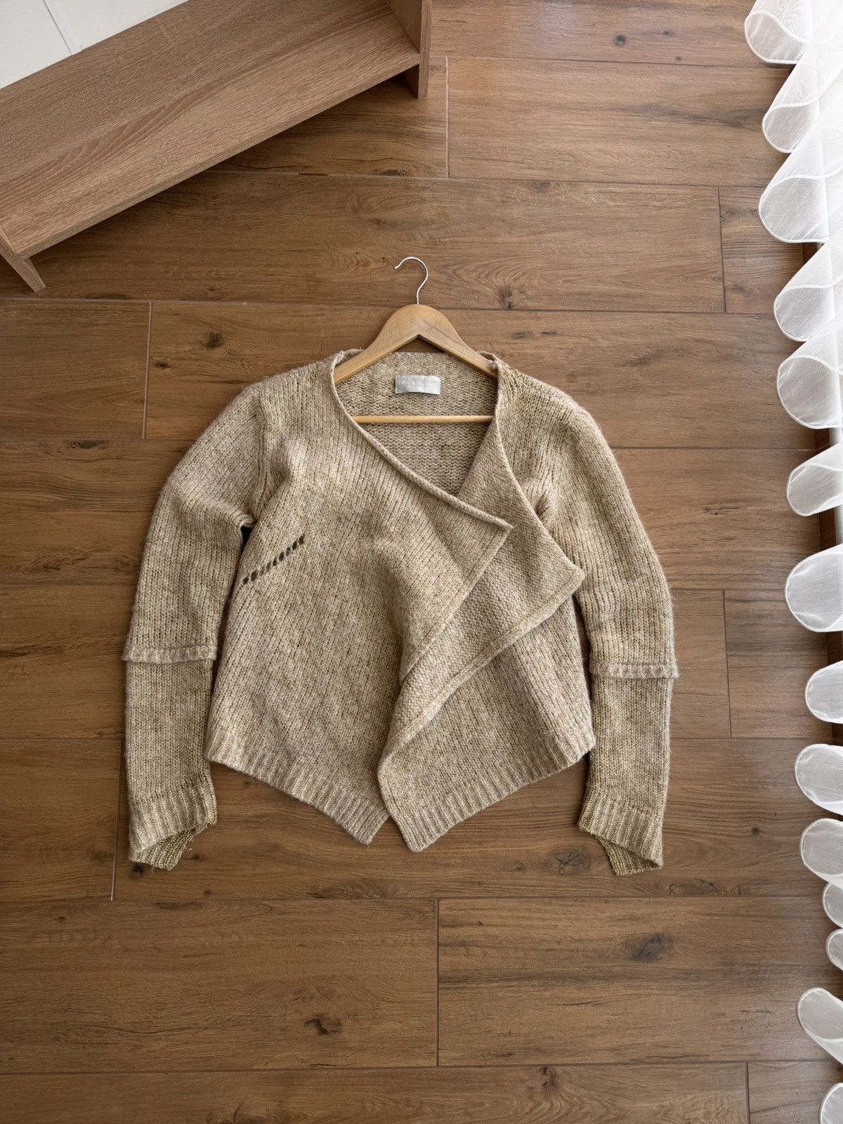 Vintage × Zadig & Voltaire Vintage Zadig & Voltaire Deluxe Daphnee Sir Alpaca Cardigan Size M / US 6-8 / IT 42-44 - 9 Thumbnail