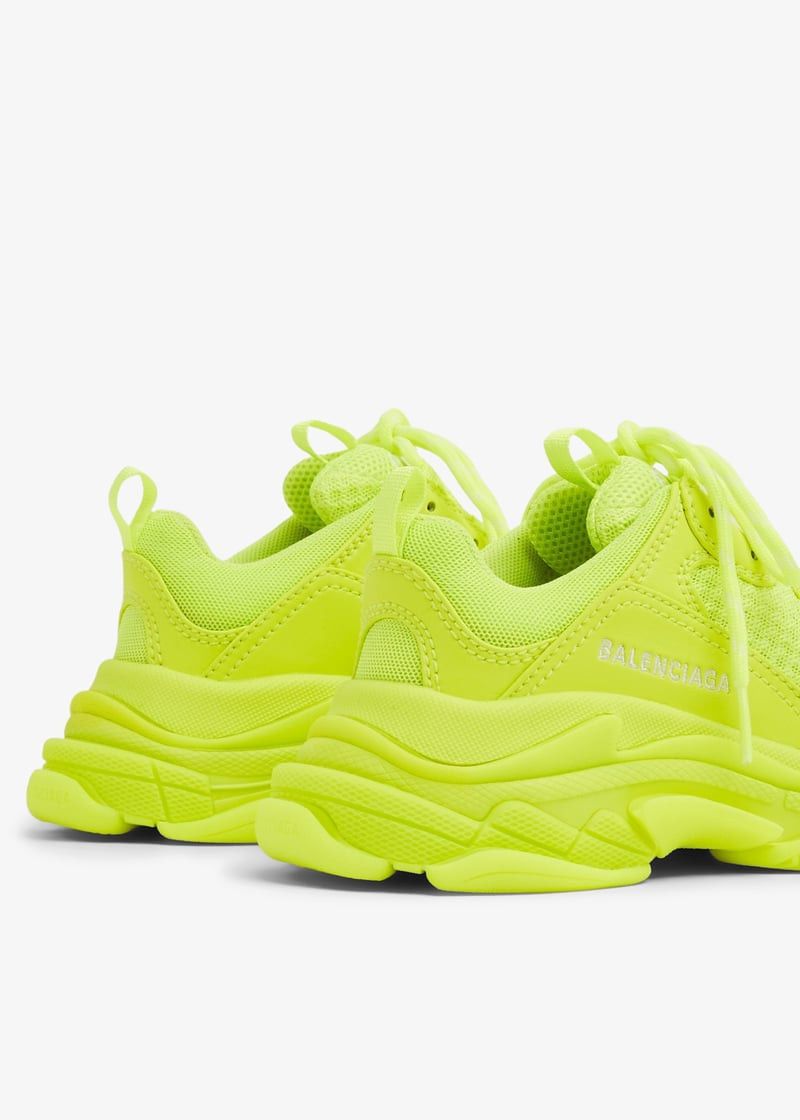 Balenciaga o1la1rc1a0625 Size: KIDS 24 / Triple S Sneakers in Yellow Size US 5 / EU 37 - 2 Thumbnail
