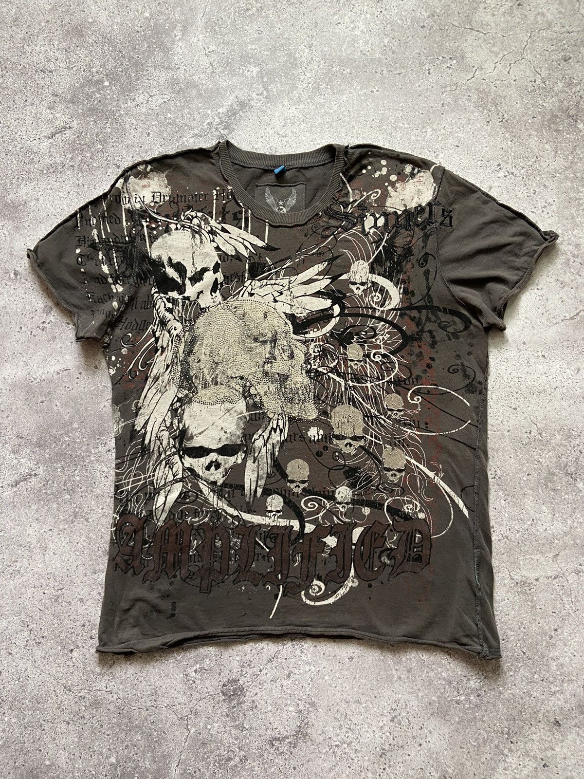 Amplified Amplified Skull Y2K T Shirt Tee Hardy Style Size US XL / EU 56 / 4 - 1 Thumbnail