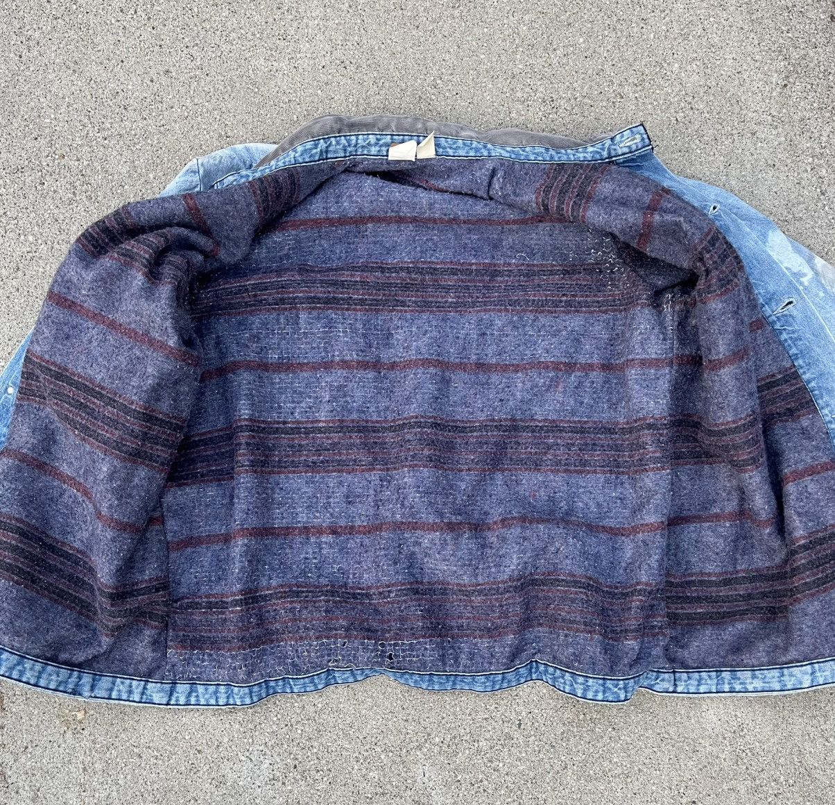 Vintage × Wrangler Vintage Wrangler Big Ben Blanket Lined Chore Coat Jacket Size US L / EU 52-54 / 3 - 3 Thumbnail
