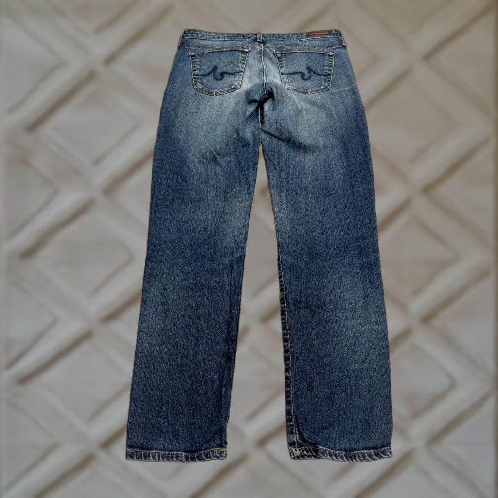 Denime VINTAGE AG Adriano Goldschmied The Stilt Cigarette Denim Jeans Womens 29R Blue Stretch Size 29" - 1 Thumbnail