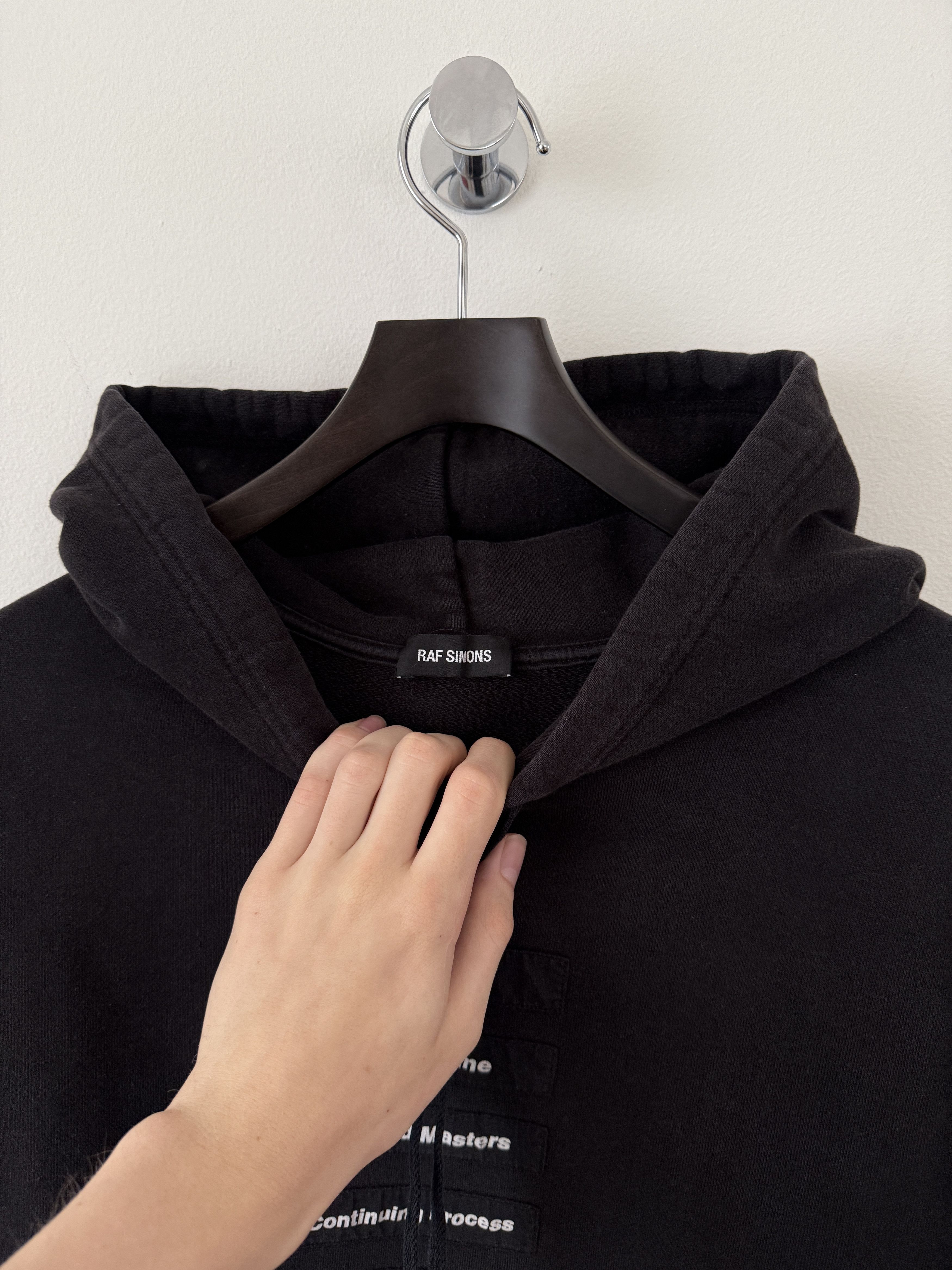 Raf Simons SS18 Poem Patch Joy Division Hoodie Size US S / EU 44-46 / 1 - 11 Thumbnail