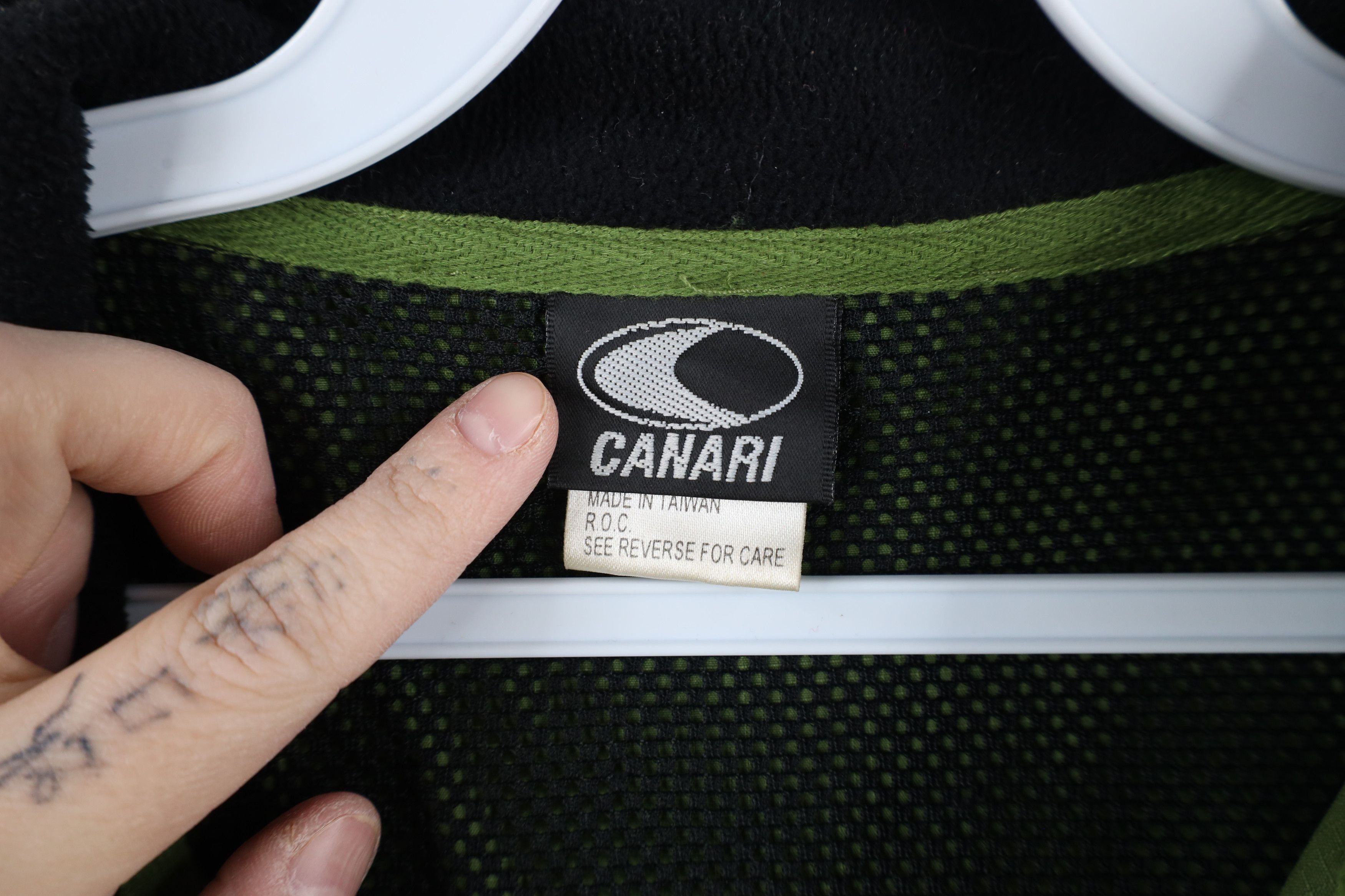 Canari × Vintage Vintage 90s Canari Cycling Zip Off Cycling Jacket Vest Green Size US XL / EU 56 / 4 - 8 Thumbnail