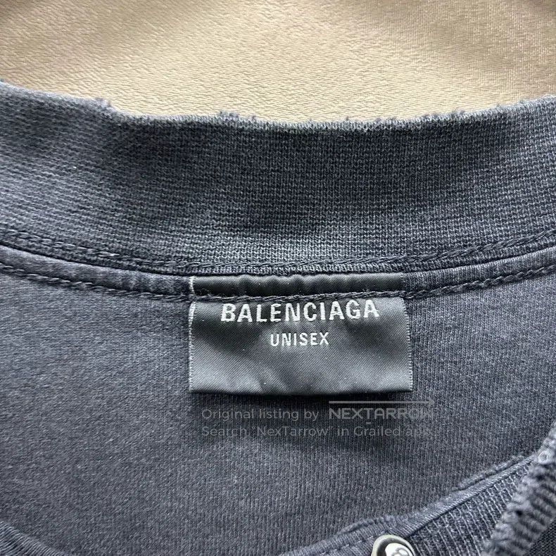 Balenciaga Reversed Logo Coke Embroidered Short-sleeve