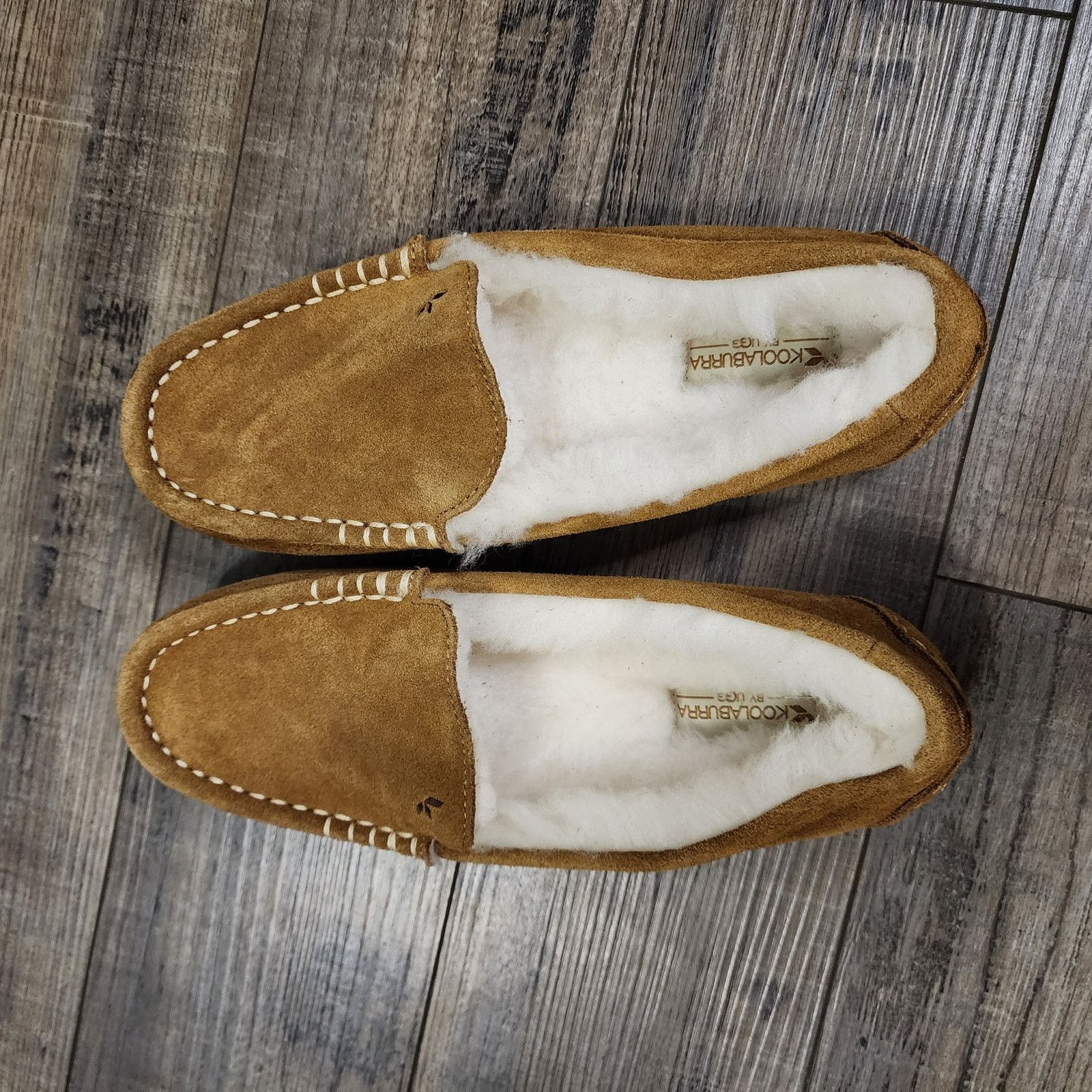 Ugg Koolaburra Womens Lezly Suede Slip On Loafer Slippers size 7 Size US 7 / IT 37 - 1 Thumbnail