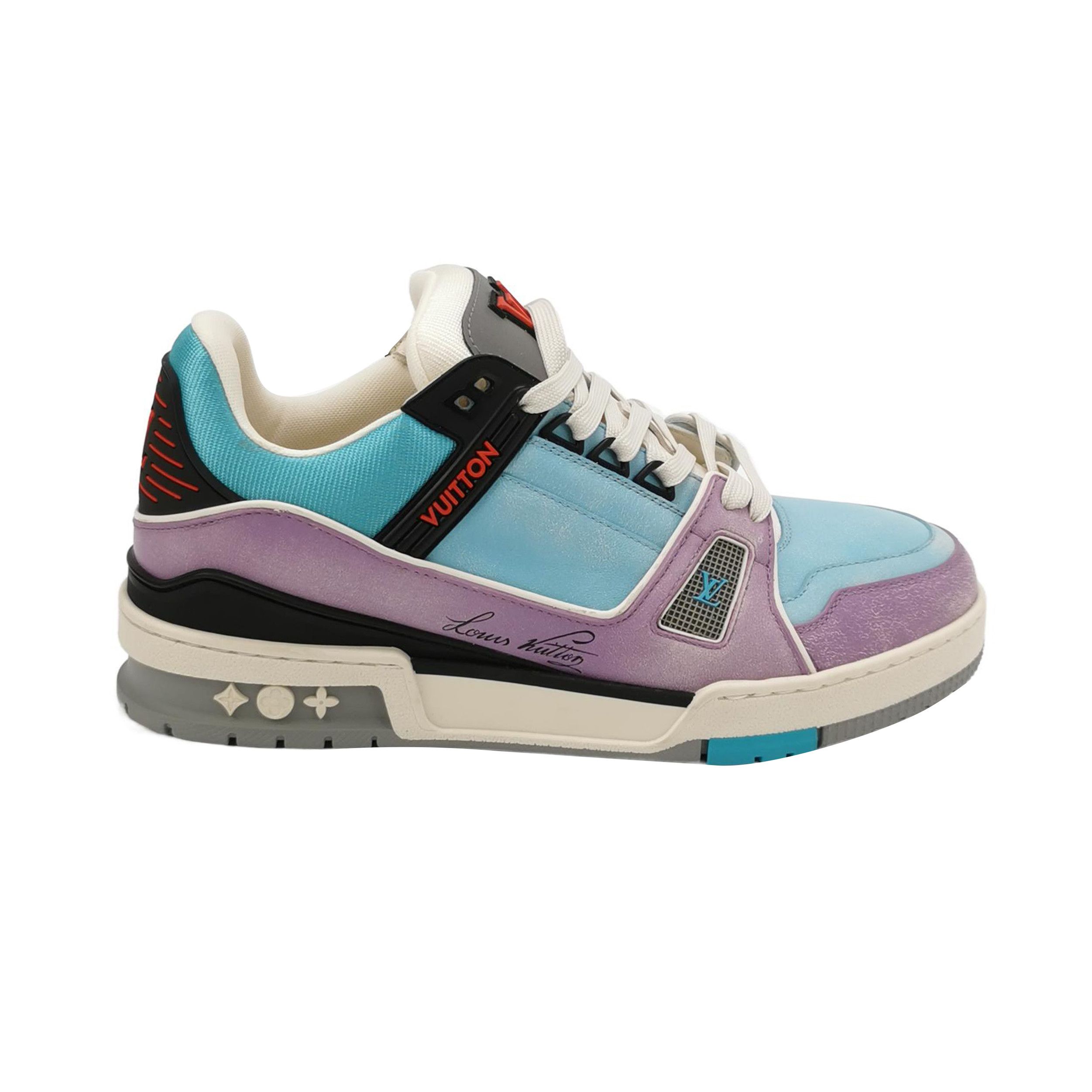 Louis Vuitton Louis Vuitton Multi-Color Trainer Sneakers US 7.5 Size US 7 / EU 40 - 1 Thumbnail