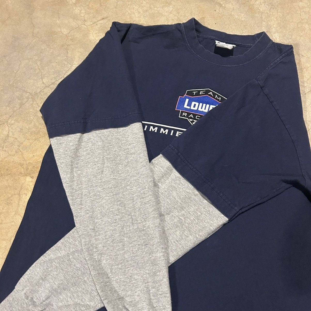 NASCAR × Vintage Crazy Vintage Y2K Nascar Jimmie Johnson Racing Layered Tee Size US L / EU 52-54 / 3 - 5 Thumbnail