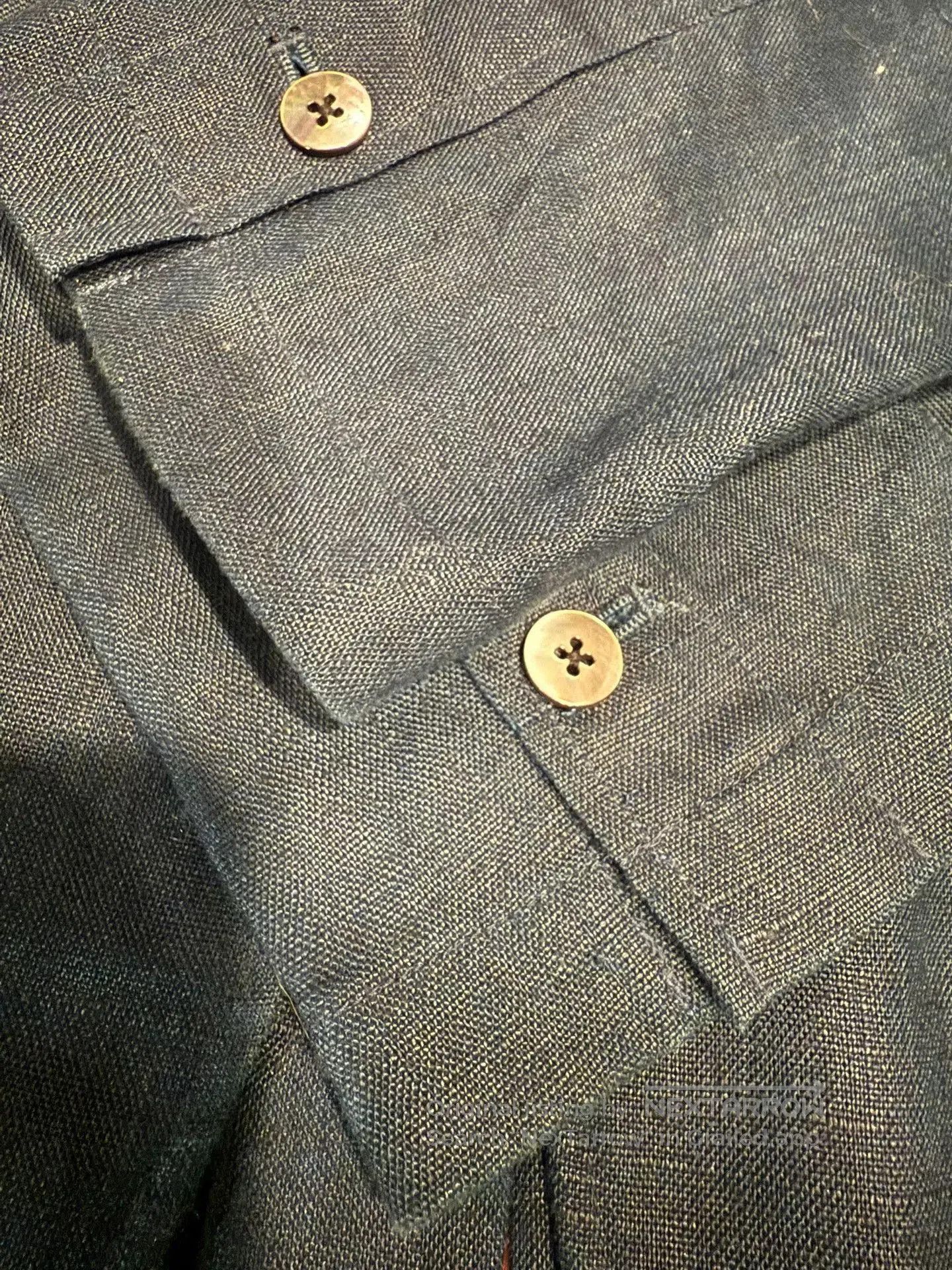 Viktor & Rolf Viktor Rolf Indigo Dyed Linen Blazer. Size US M / EU 48-50 / 2 - 3 Thumbnail