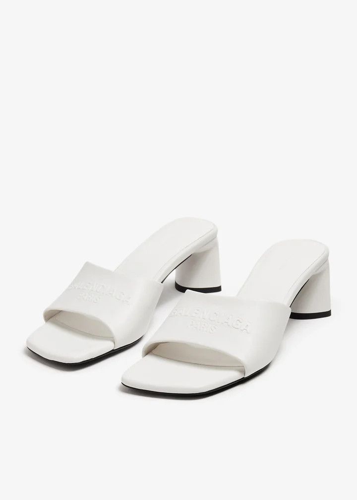Balenciaga o1in1g0526 Duty Free Sandals in White Size US 10 / IT 40 - 4 Thumbnail