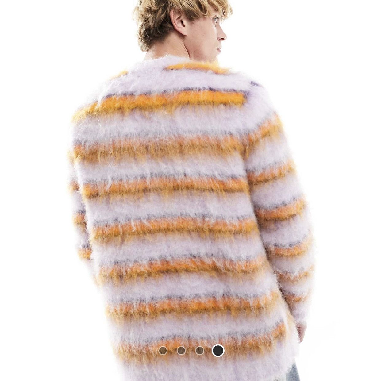 Asos ASOS Oversized Knit Fluffy Cardigan Size US S / EU 44-46 / 1 - 7 Thumbnail