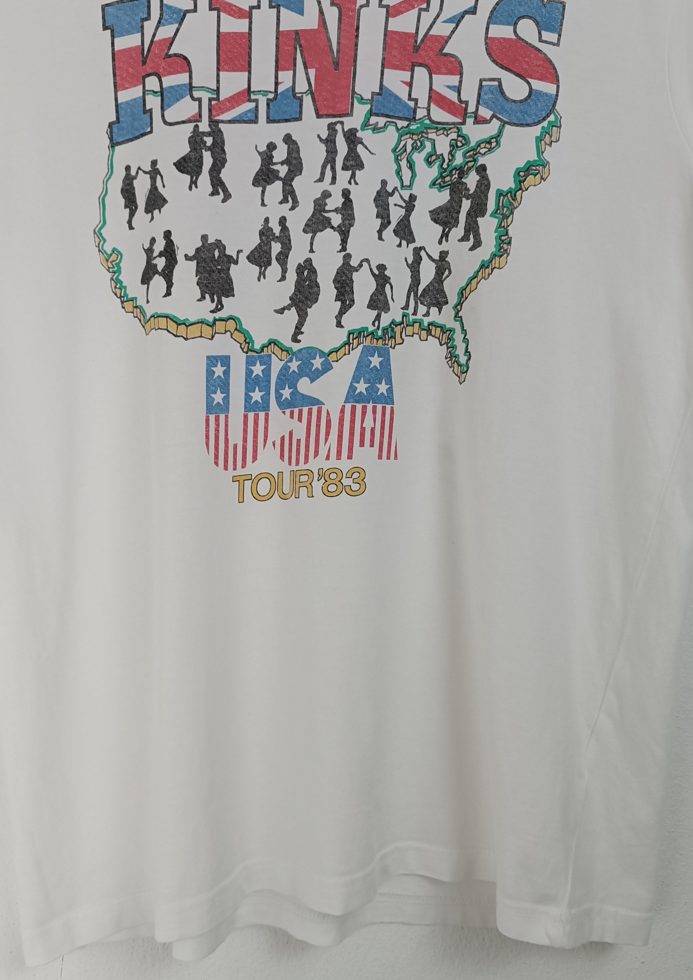 Vintage VINTAGE THE KINKS USA TOUR THE WHO LED BEATLES DOORS Size US M / EU 48-50 / 2 - 7 Thumbnail