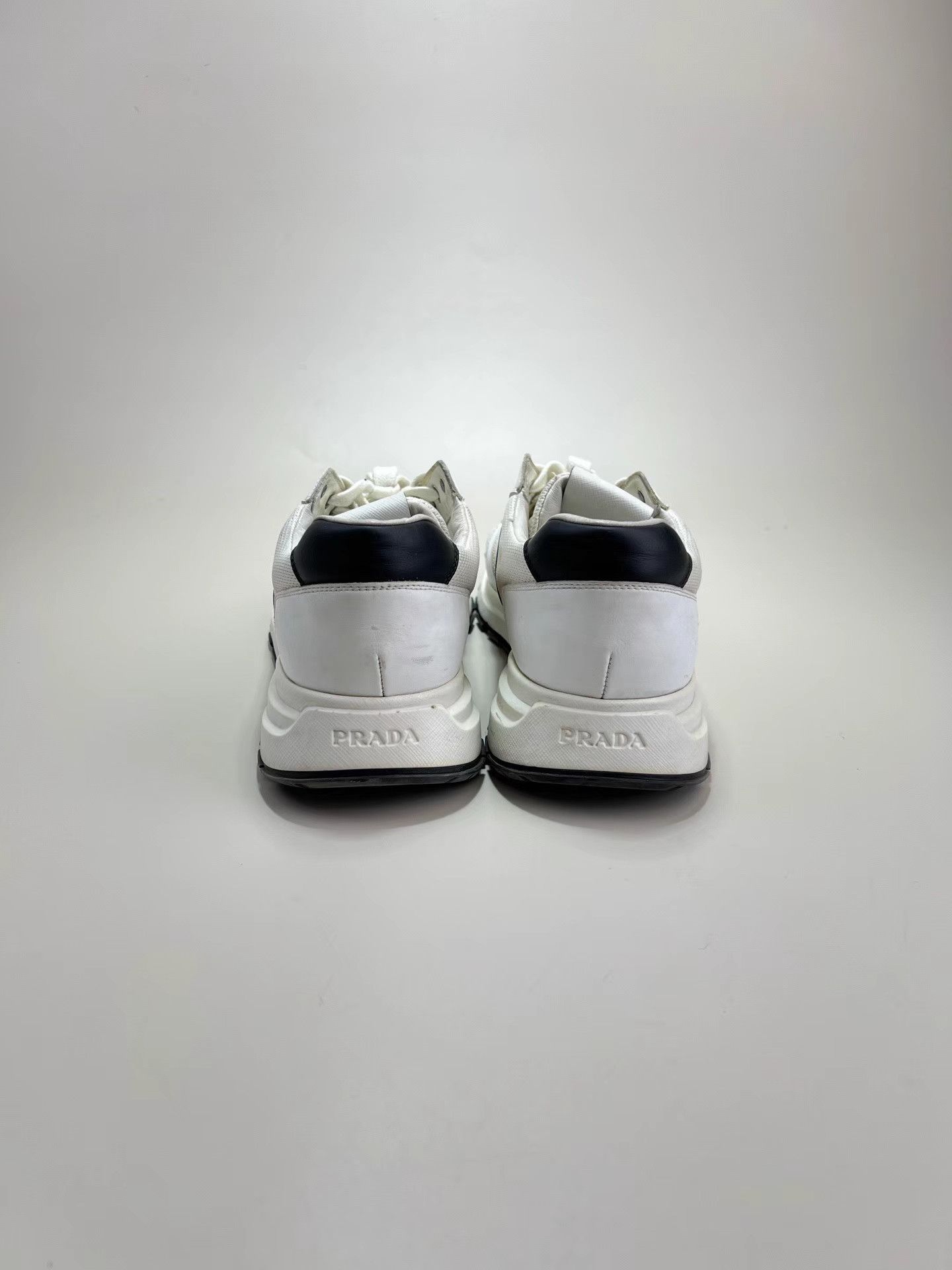 Prada PRADA White Sneakers Size US 9.5 / EU 42-43 - 3 Thumbnail