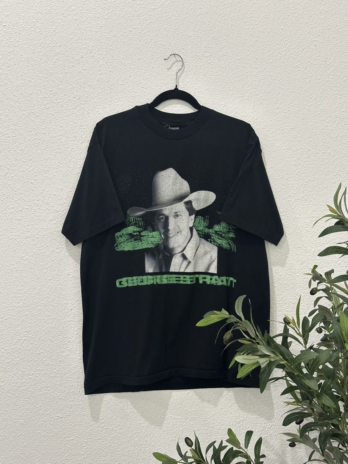 Vintage 80s 90s George Strait Country Music Tshirt USA Made