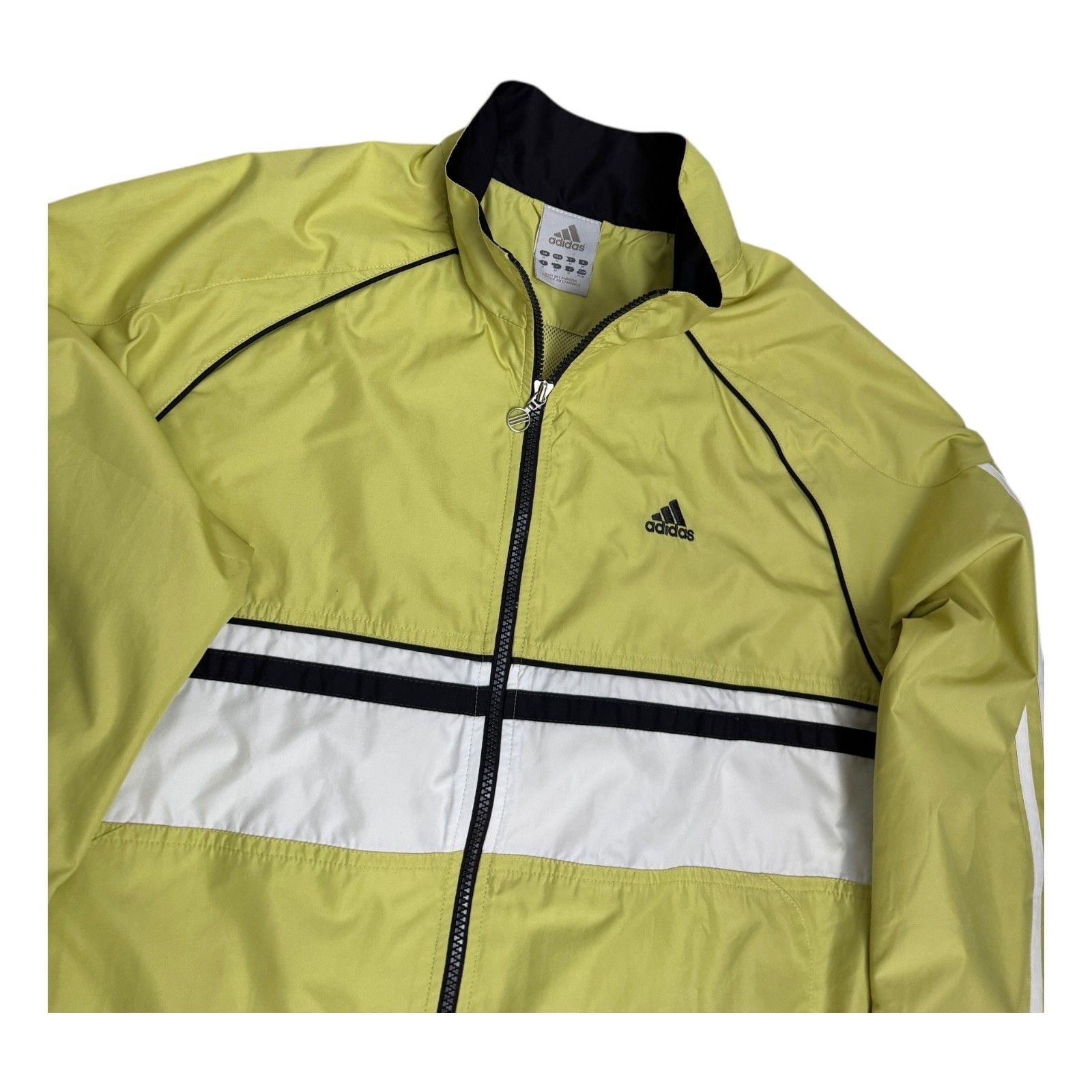 Adidas ADIDAS Vintage Y2K 2000s Neon Windbreaker Jacket Medium Size M / US 6-8 / IT 42-44 - 4 Thumbnail