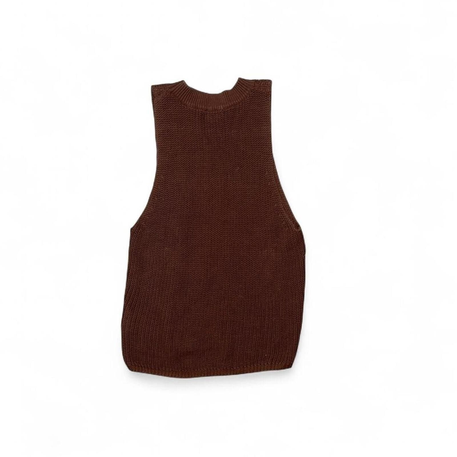 Other Reformation brown sleeveless sweater Size S / US 4 / IT 40 - 2 Thumbnail