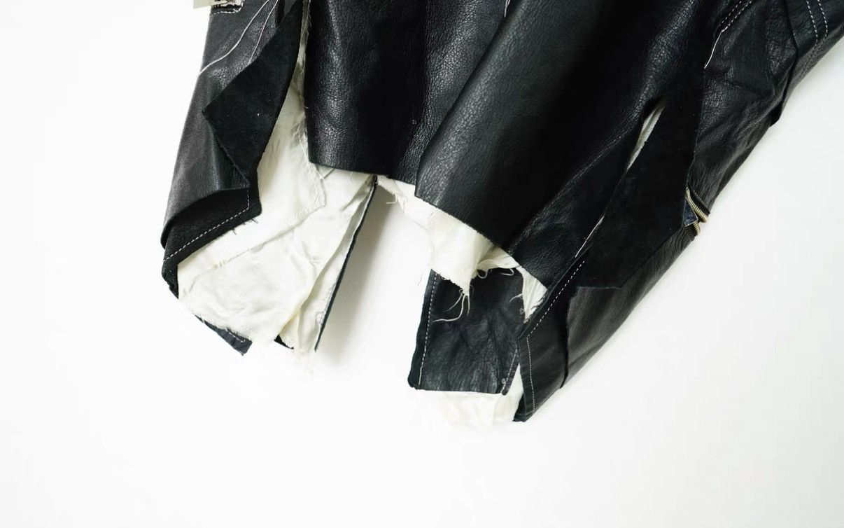 Sulvam Sulvam Distressed Double-Layer Sheepskin Vest Jacket Size US M / EU 48-50 / 2 - 7 Thumbnail