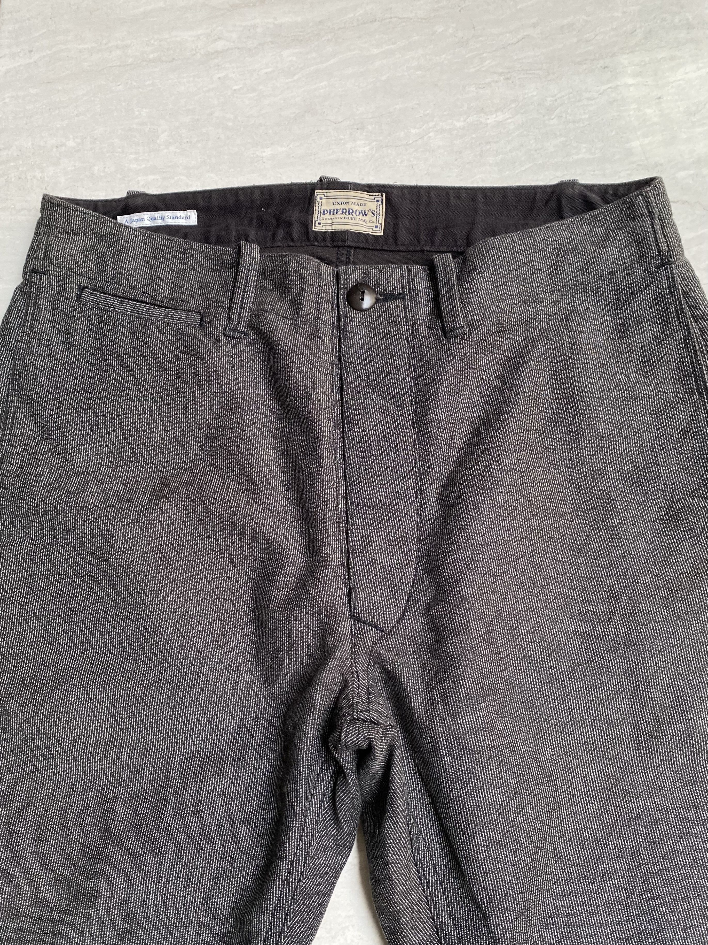 Pherrow's PHERROW’S Stormy Blue Mfg.Co Grey Pants Size US 30 / EU 46 - 8 Thumbnail