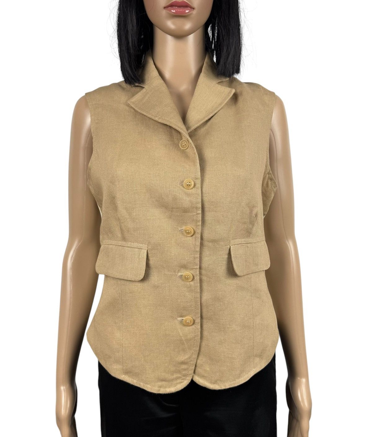 Nigel Cabourn Nigel Cabourn Linen Ladies Waistcoat size M Size M / US 6-8 / IT 42-44 - 2 Thumbnail