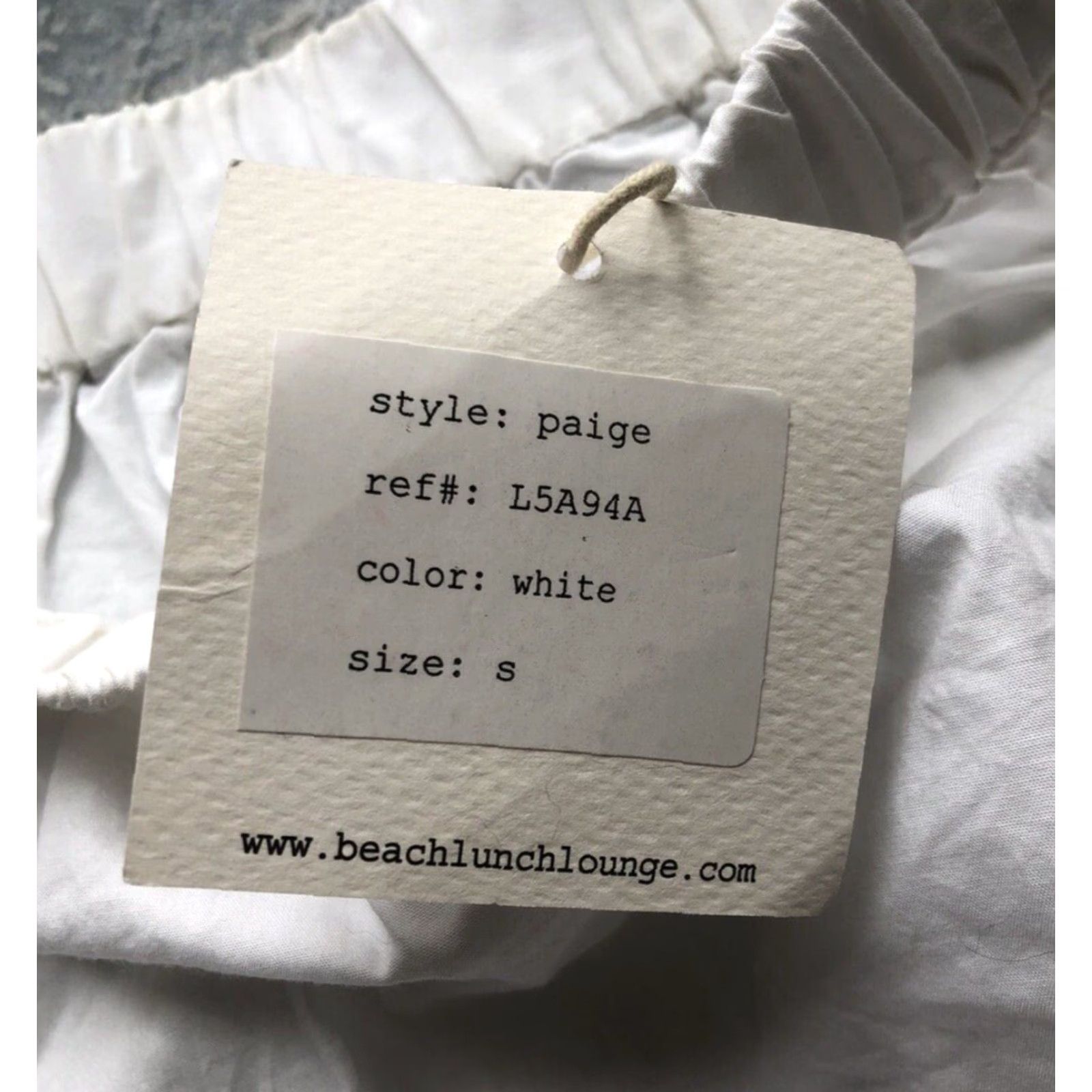 Vintage VINTAGE Beach Lunch Lounge Women’s Top Strapless Shoulder White Size S/P 100% Cotton Size S / US 4 / IT 40 - 6 Thumbnail