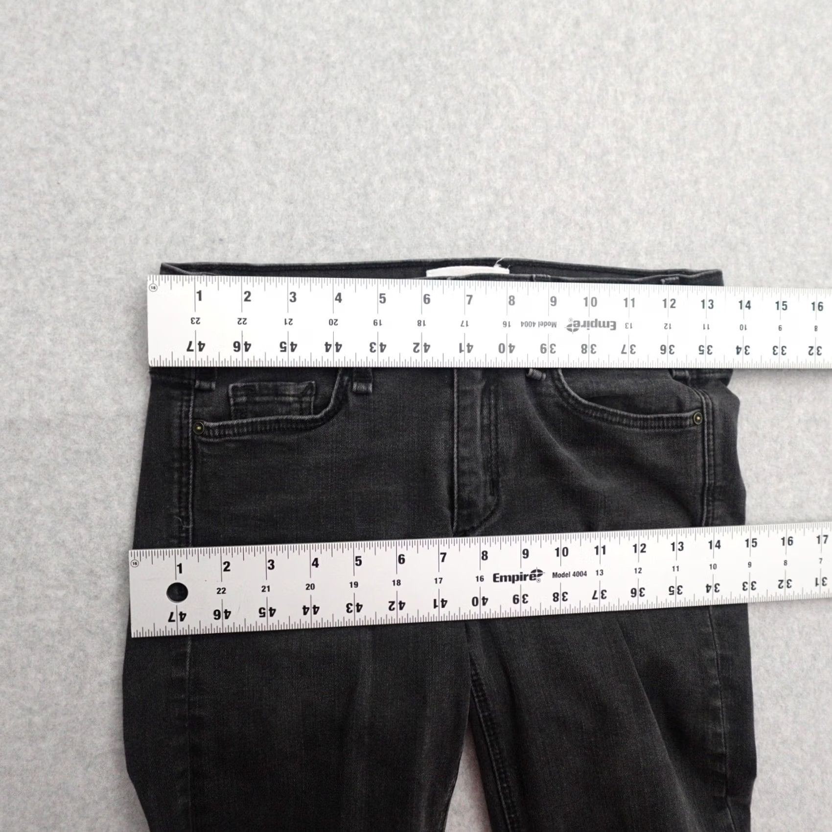 Vintage McGuire Distressed Jeans Womens Size 25 Skinny Denim Made in USA Blue 90s USA Theme Womens Jeans Distressed Measurements Provided in Pictures Size 42" / US 20 - 7 Thumbnail
