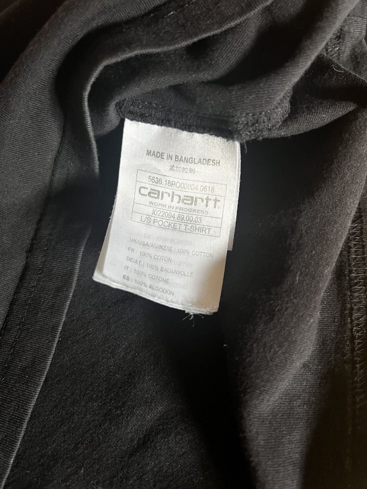 Carhartt × Vintage Carhartt Long Sleeve Pocket Tee Size US M / EU 48-50 / 2 - 5 Thumbnail