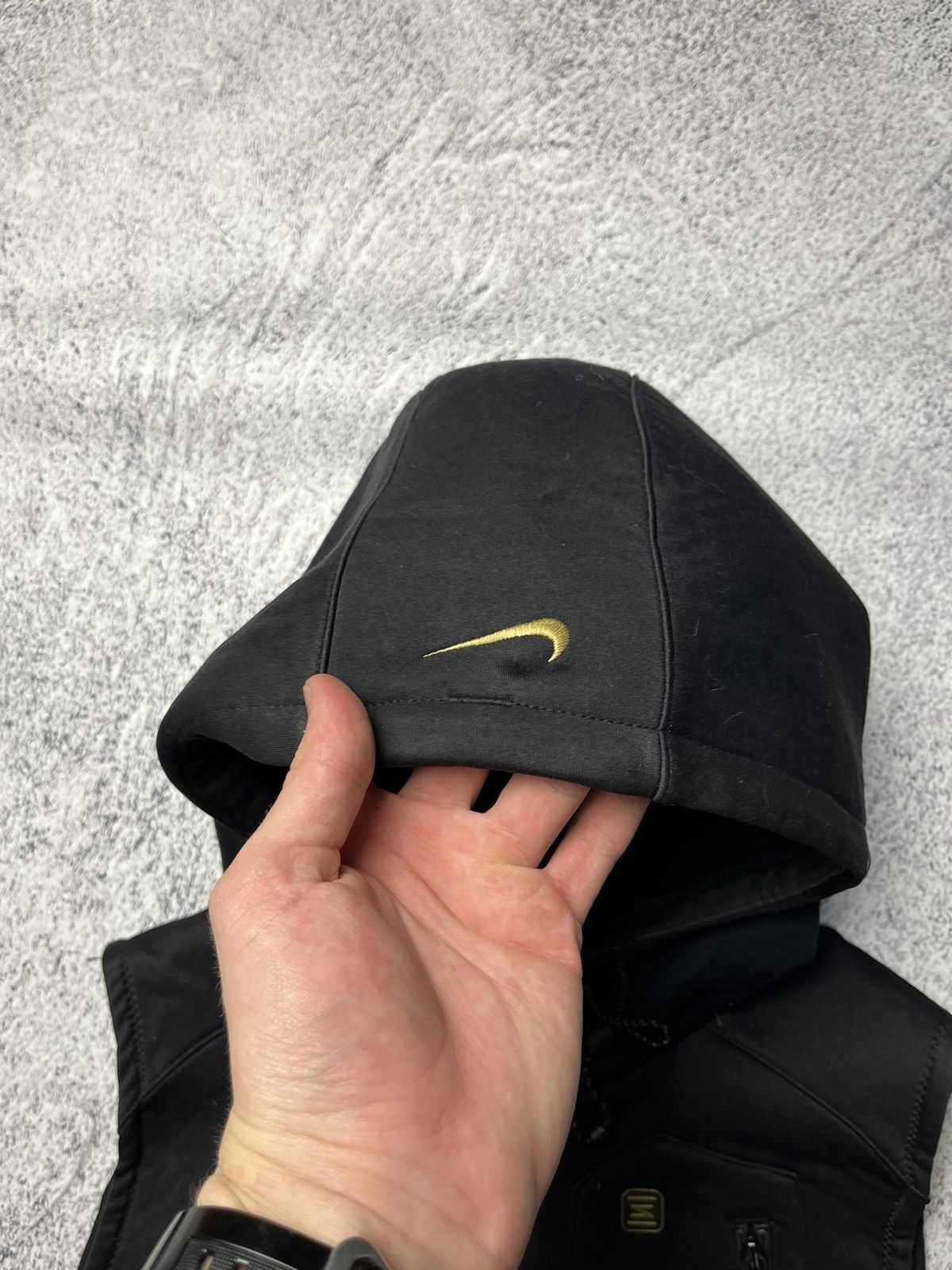 Nike Rare Vintage Nike Shox vest Drill size S hood logo Y2K Size US S / EU 44-46 / 1 - 22 Thumbnail
