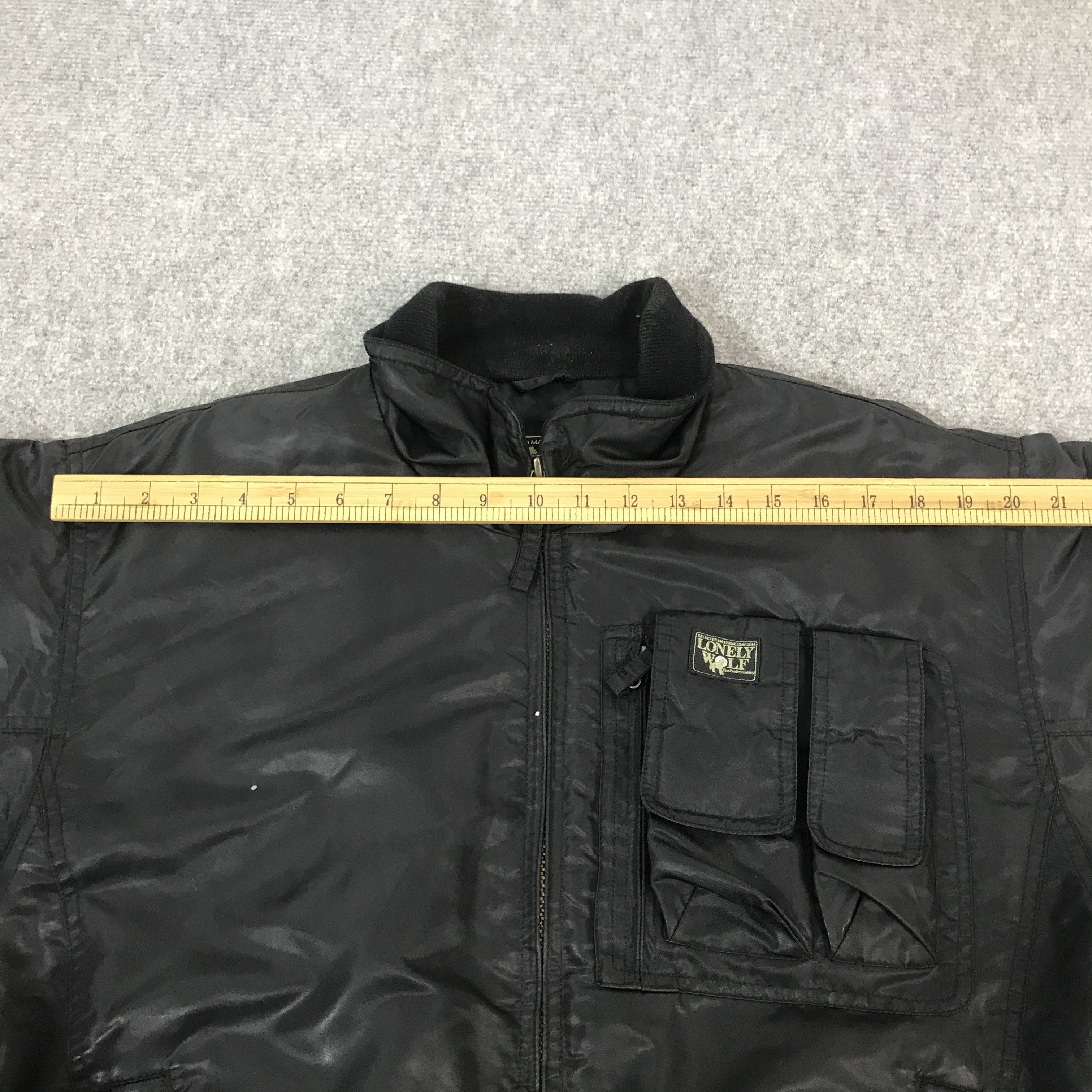 Designer × Japanese Brand The Lonely Wolf Black Windbreaker Jacket Size US M / EU 48-50 / 2 - 5 Thumbnail