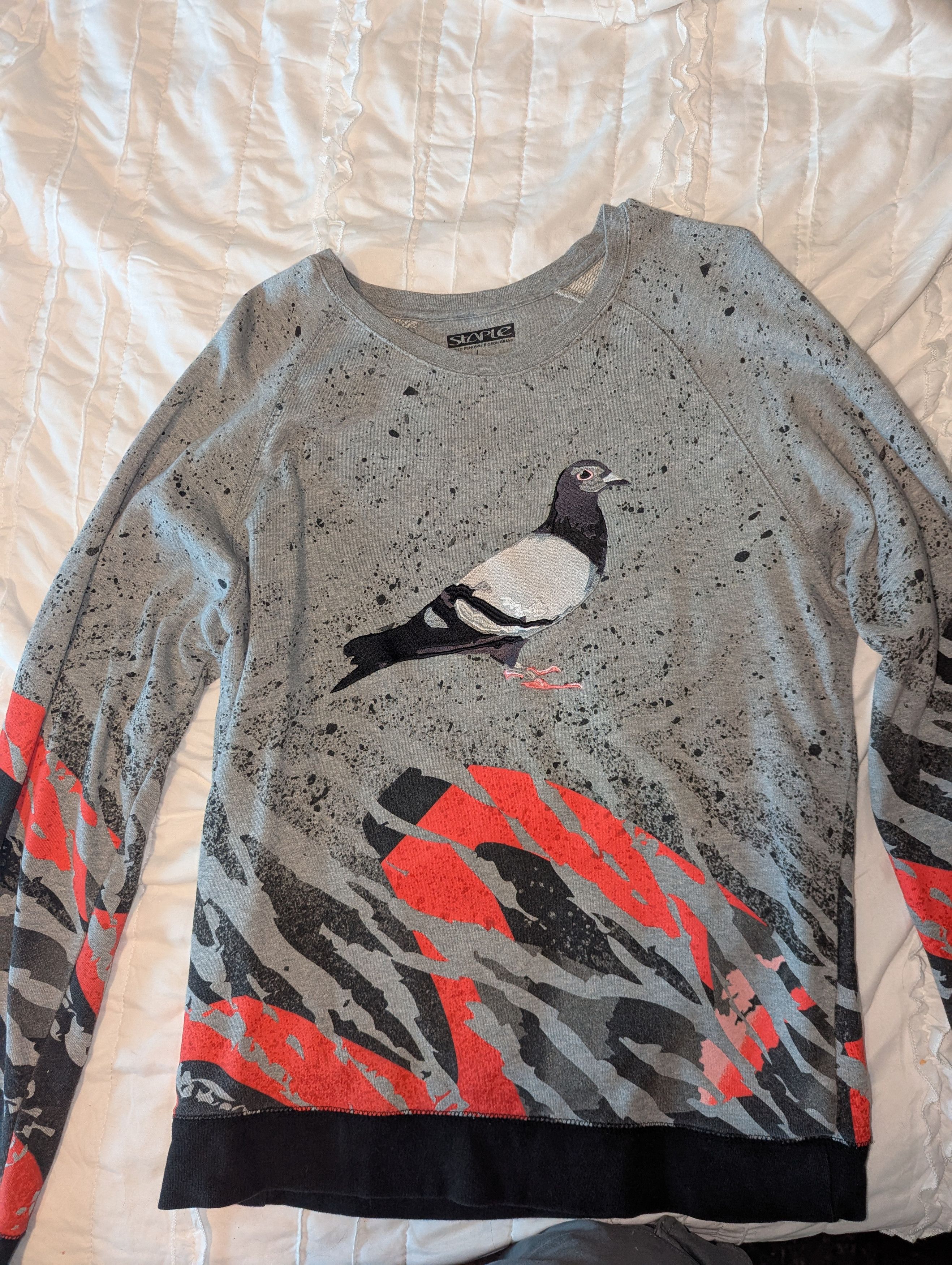 Staple Jeff Staples Embroidered Pigeon Longsleeve Size US L / EU 52-54 / 3 - 1 Thumbnail