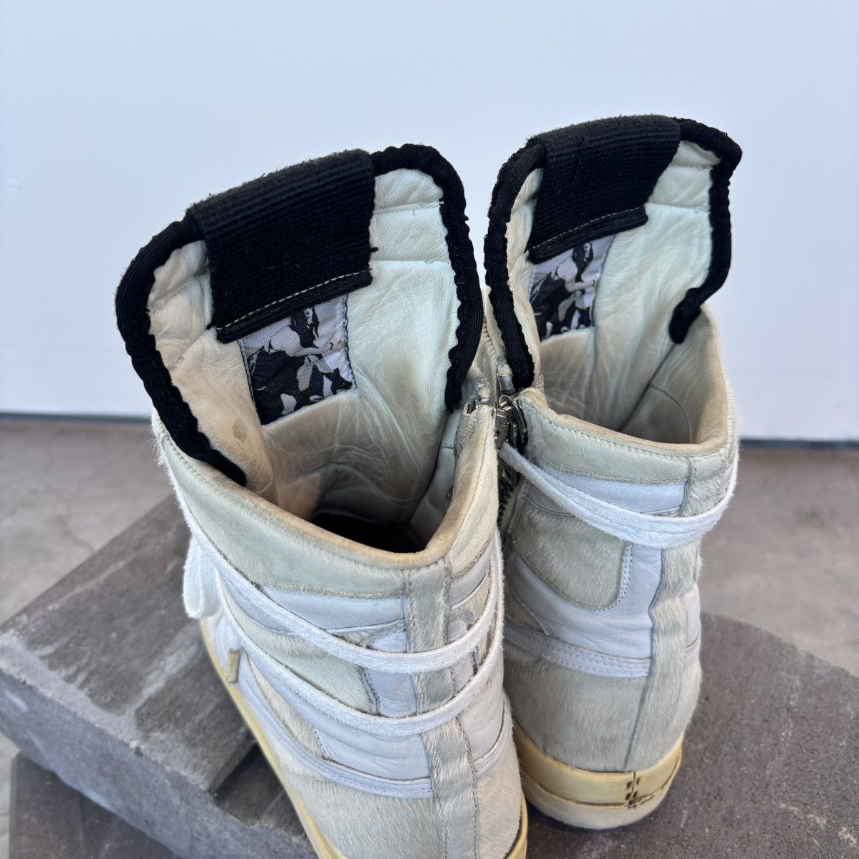 Rick Owens FW08’ Rick Owens “Milk” Pony Hair Dunks Size US 8.5 / EU 41-42 - 7 Thumbnail