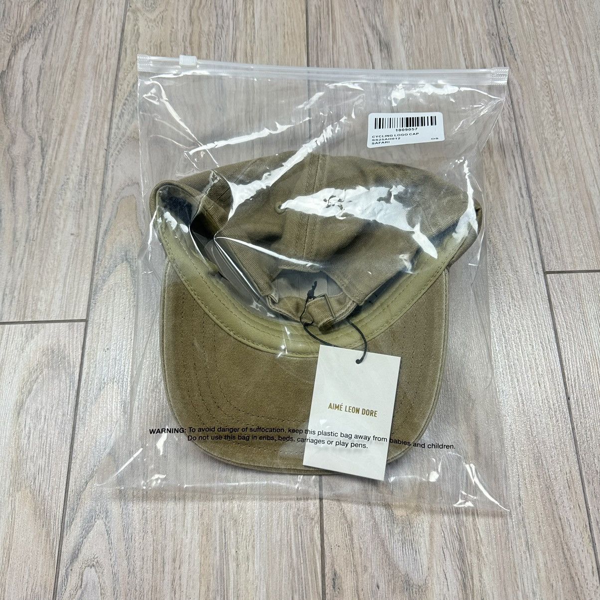Aime Leon Dore Aimé Leon Dore ALD Cycling Logo Tan & Navy Hat DS Size ONE SIZE - 5 Thumbnail