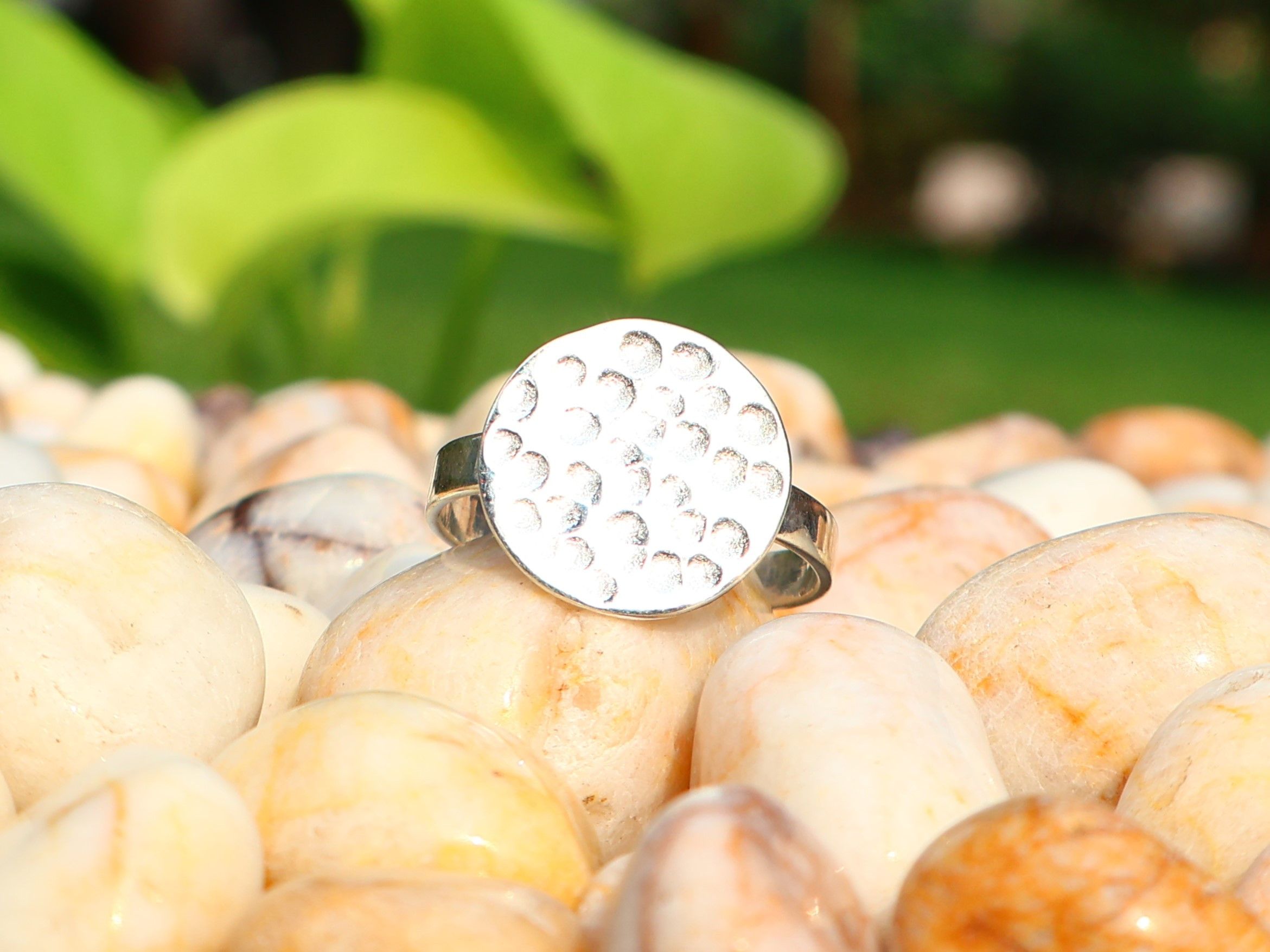Handmade Hammered Ring, Handmade Ring, 925 Sterling Silver Ring, Gift Size ONE SIZE - 9 Thumbnail