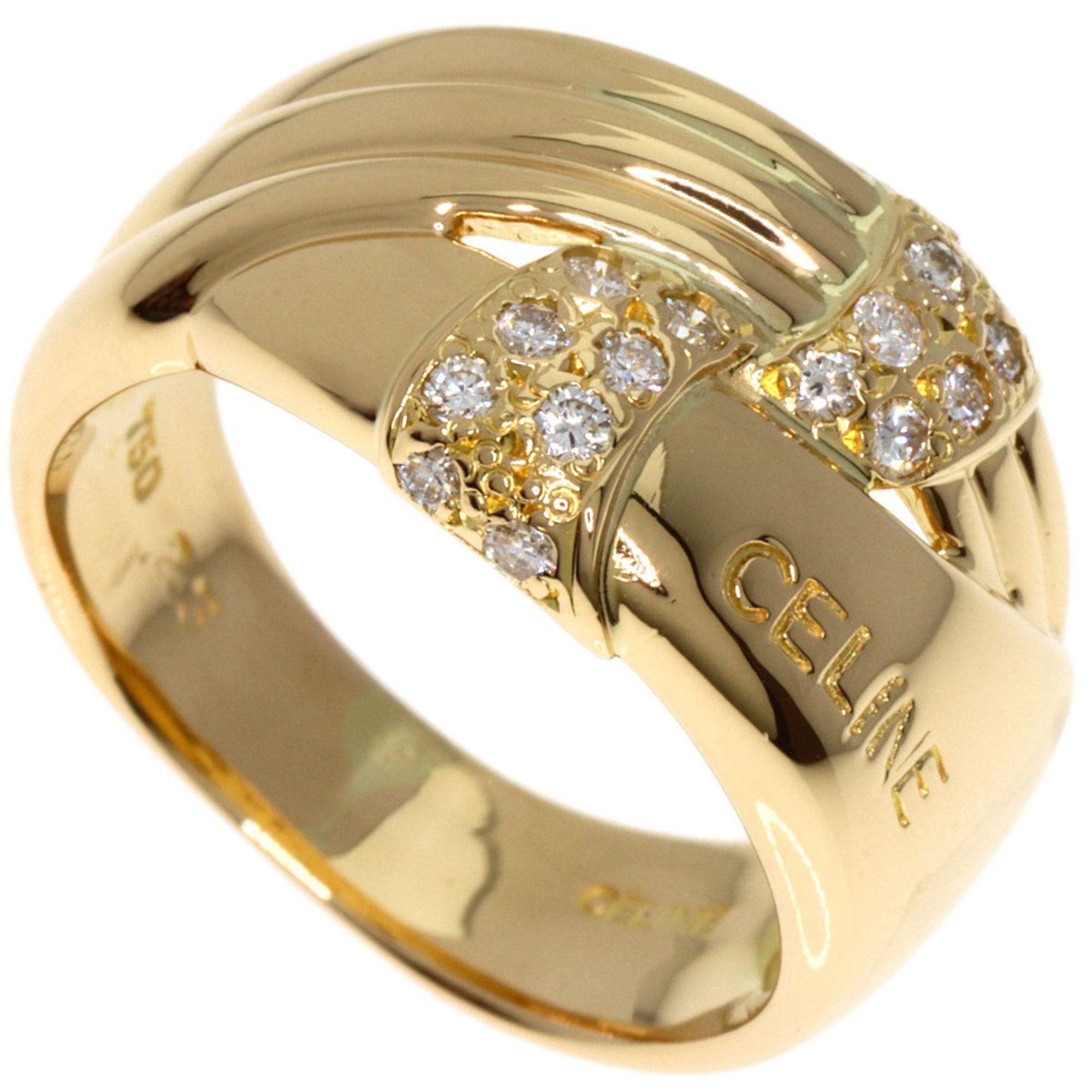 image of Celine Diamond Ring, 18K Yellow Gold, Women's