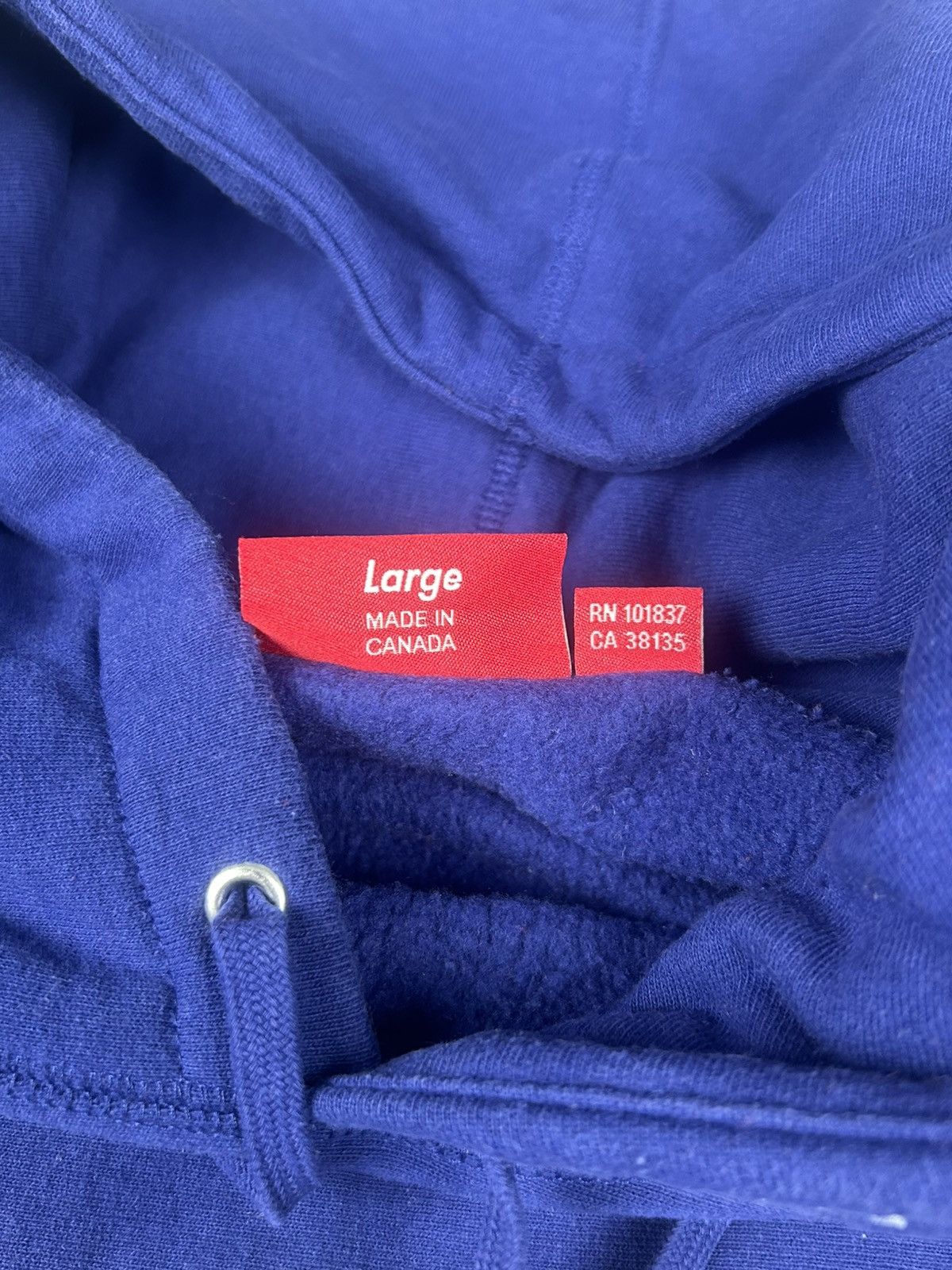 Supreme Supreme Collegiate Blue Hoodie 2024 - Size L Size US L / EU 52-54 / 3 - 7 Thumbnail