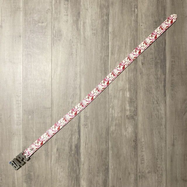 Bape BAPE Aloha camo pink leather belt a bathing ape NIGO Size ONE SIZE - 2 Thumbnail