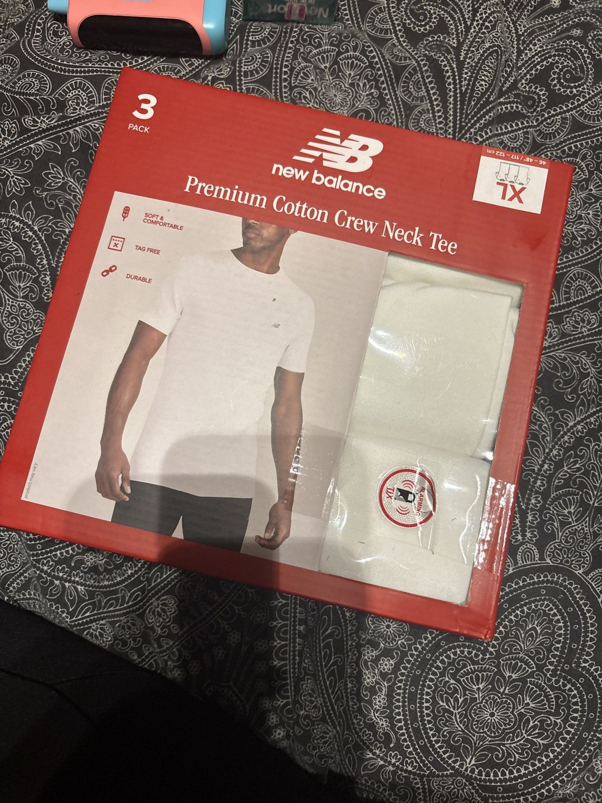 New Balance Premium Cotton crew neck Tee Size US XXL / EU 58 / 5 - 4 Thumbnail