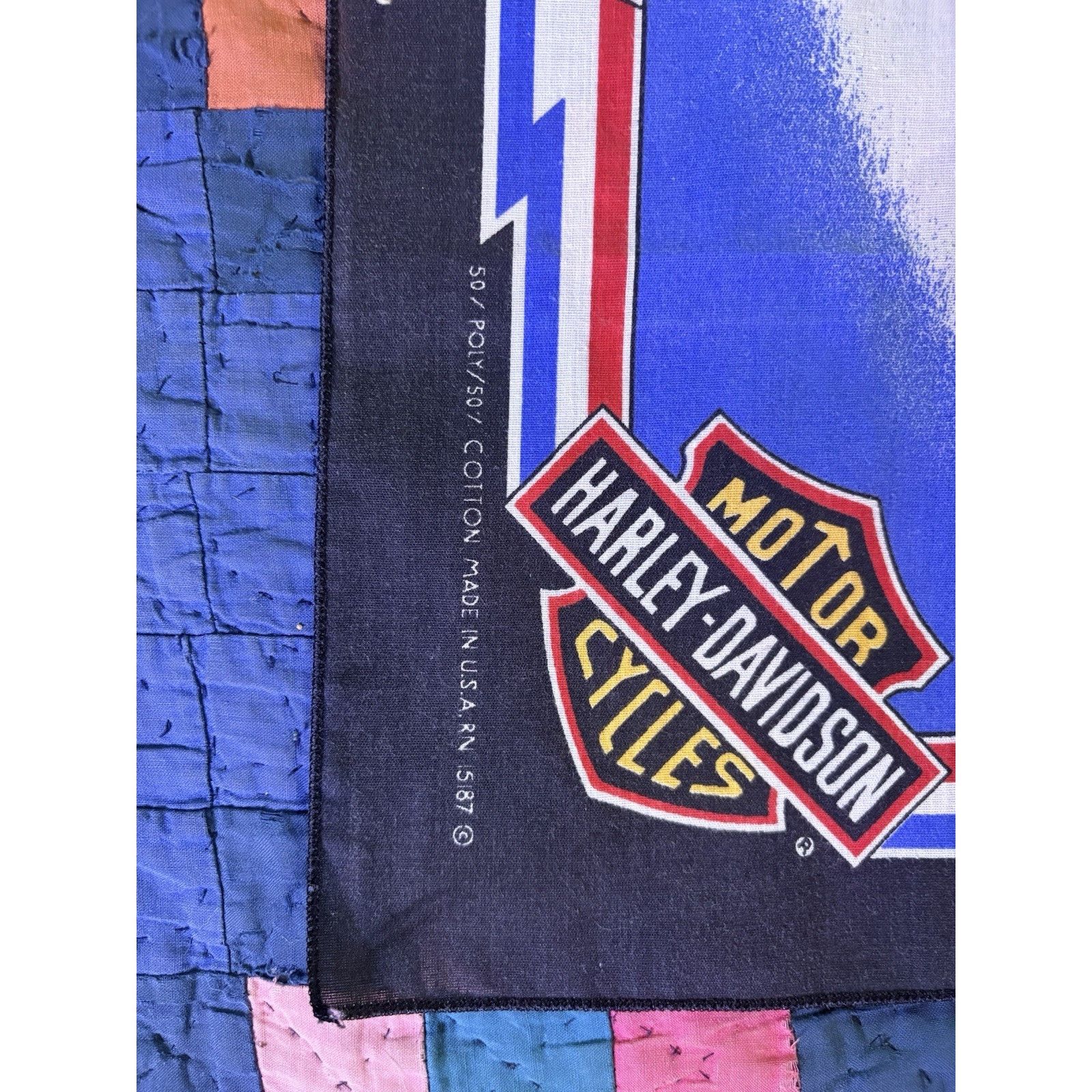 Harley Davidson × Vintage Vintage Harley Davidson Bandana "More Than a Legend" - MINT Size ONE SIZE - 3 Thumbnail