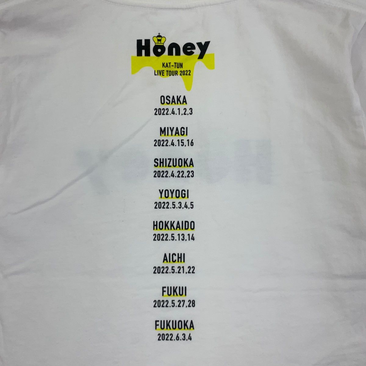 Vintage KAT-TUN HONEY TOUR Boy Band Album Promo Tee Shirt Size S / US 4 / IT 40 - 6 Thumbnail