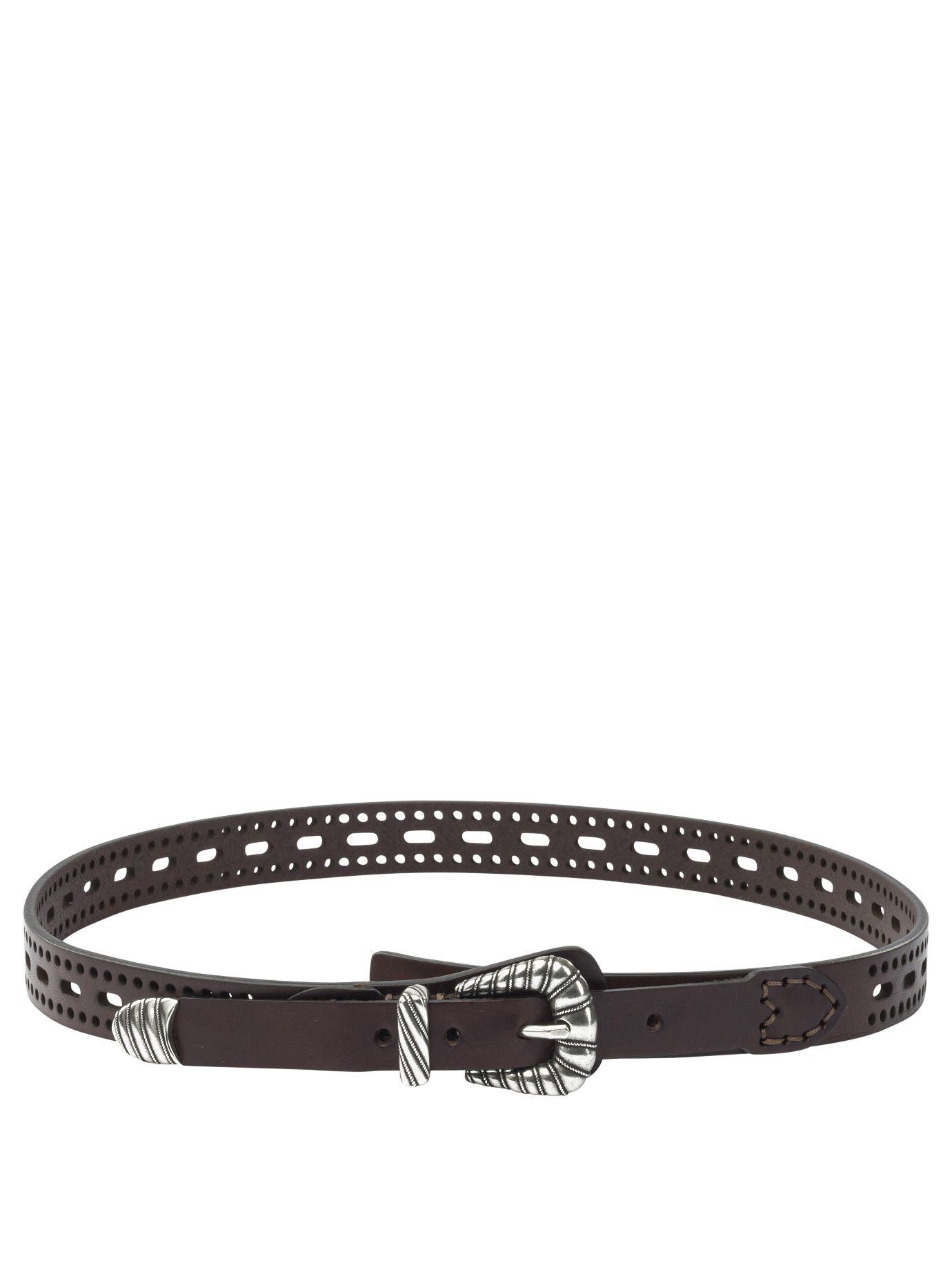 Etro Etro Leather Belt With Perforated Details tag size 95 Women - USA Duties Paid Size ONE SIZE - 1 Thumbnail