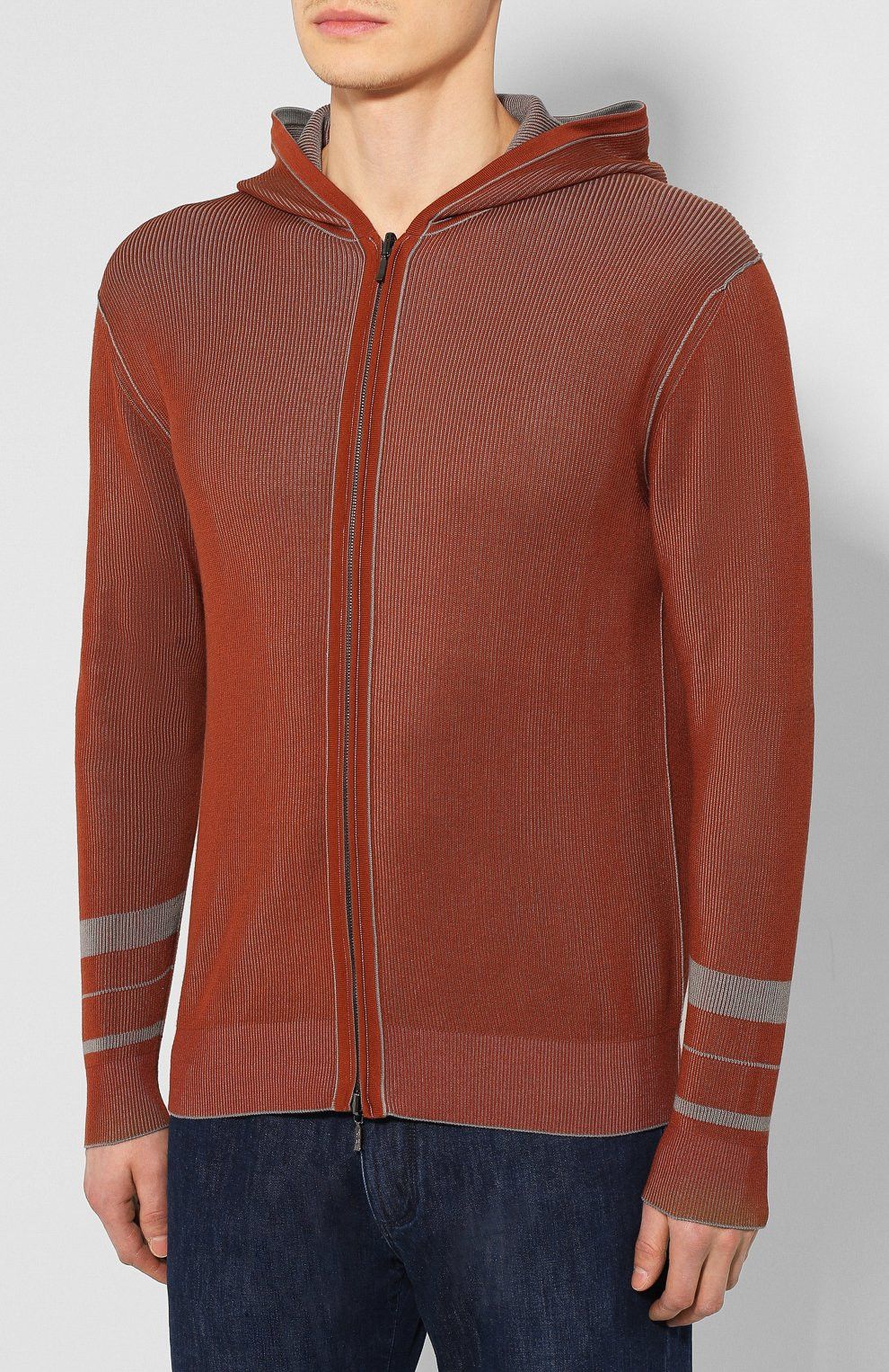 Loro Piana Loro piana reversible zip up hooded cardigan Size US L / EU 52-54 / 3 - 24 Thumbnail
