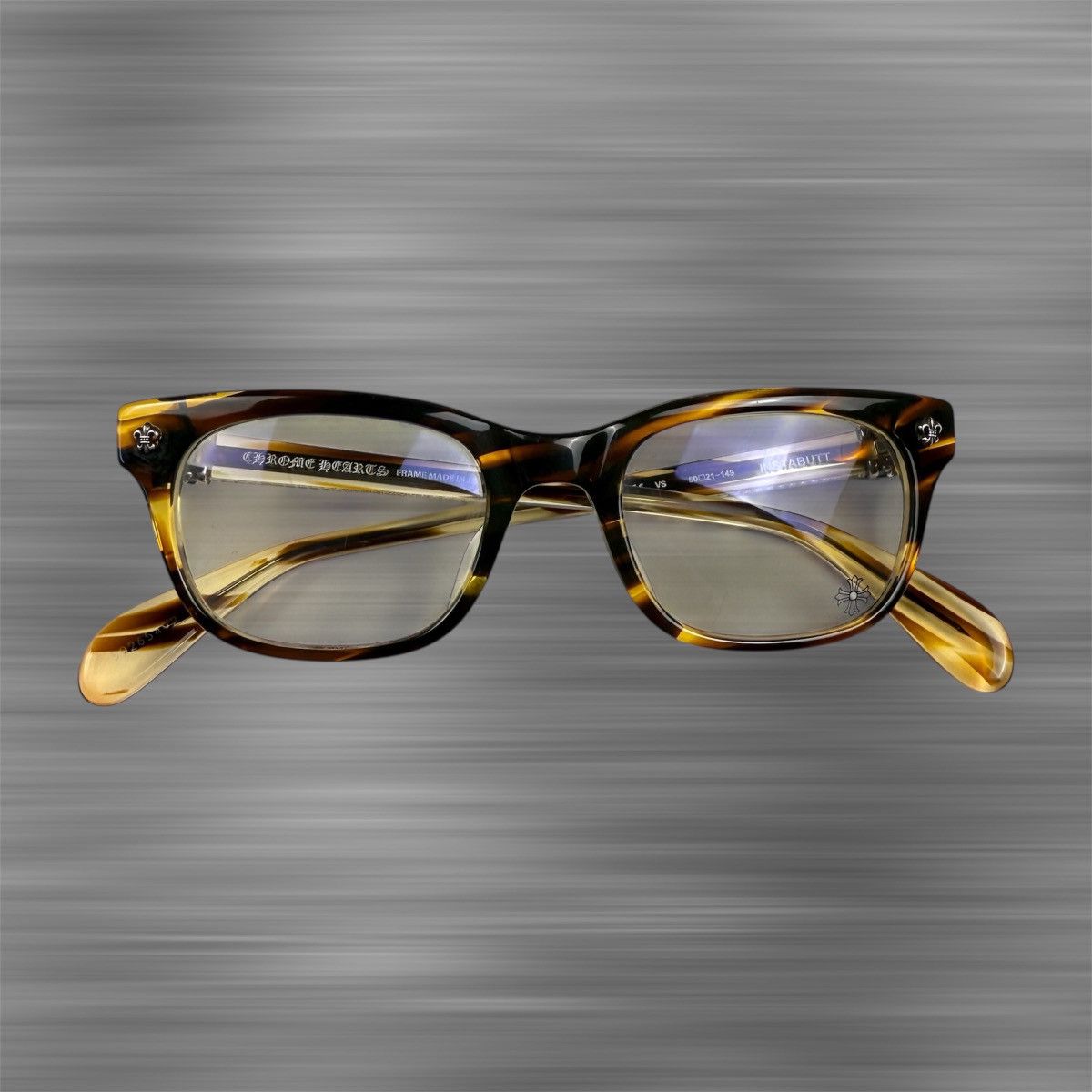 Chrome Hearts Chrome Hearts ‘Instabutt’ Fleur Tortoise Shell Size ONE SIZE - 2 Thumbnail