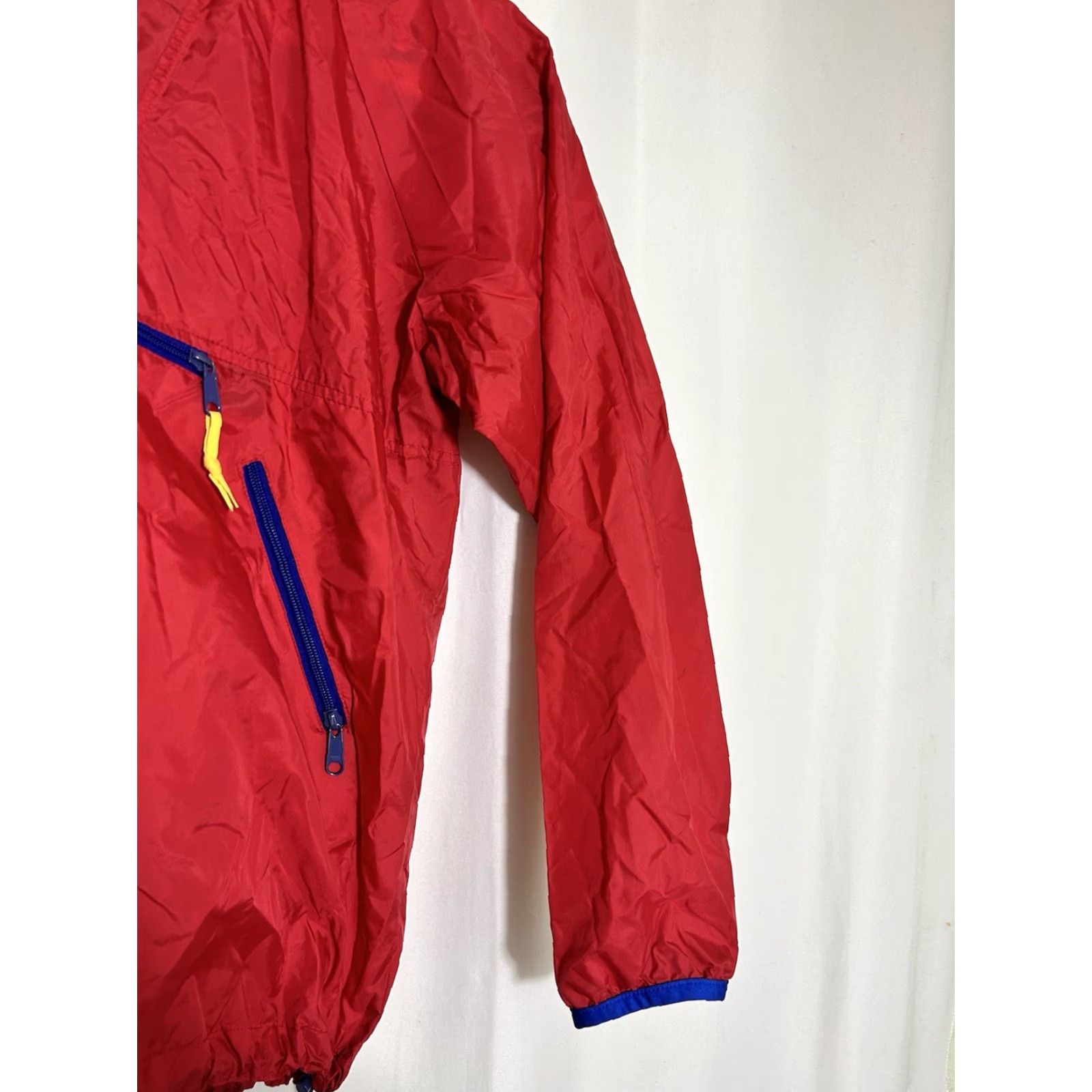 Sierra Designs VINTAGE Sierra Designs Mens Jacket Windbreaker 1/4 Zip Nylon Red Blue M Size US M / EU 48-50 / 2 - 4 Thumbnail