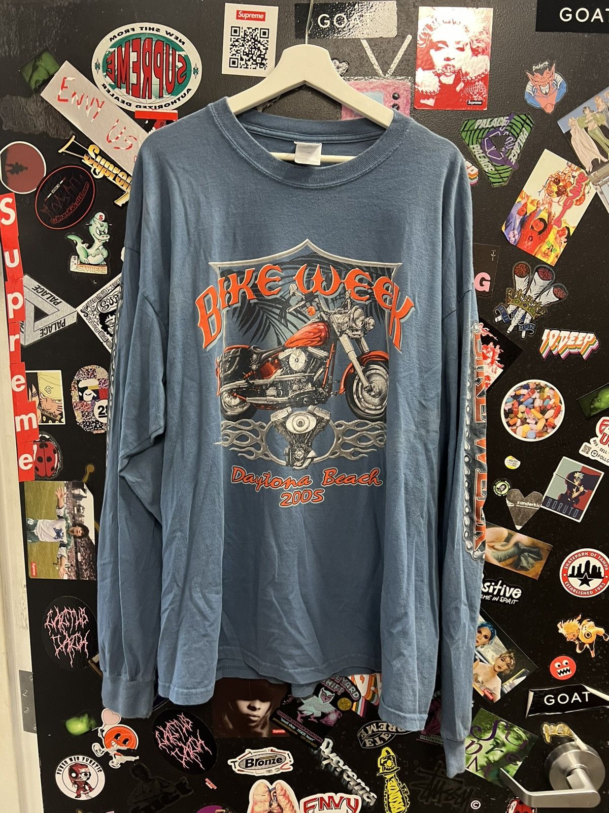 Vintage Vintage 2005 Daytona Bike Week Longsleeve Shirt Size US XXL / EU 58 / 5 - 1 Thumbnail