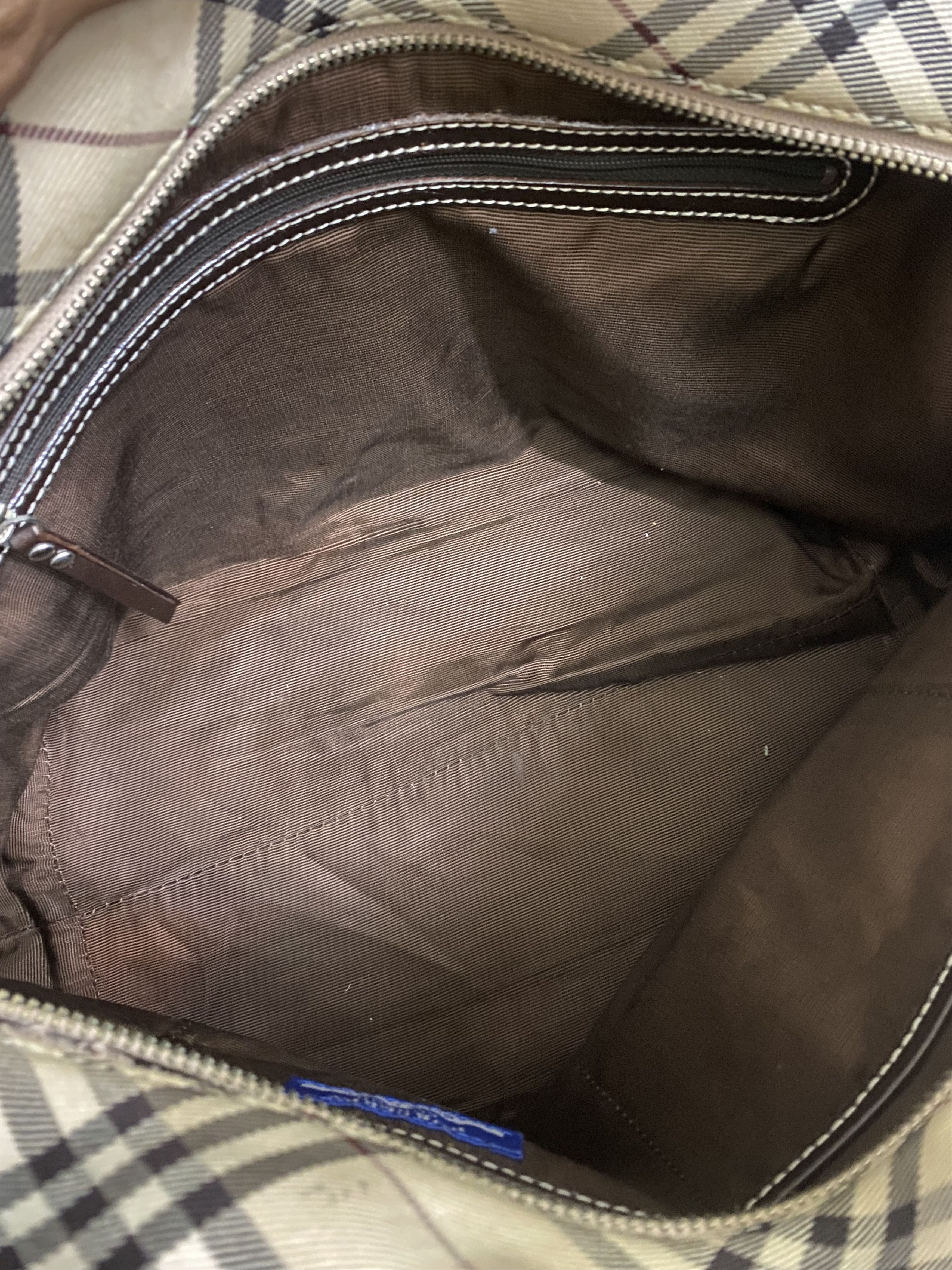 Burberry Burberry Nova Check Tote Bag Nylon Size ONE SIZE - 8 Thumbnail