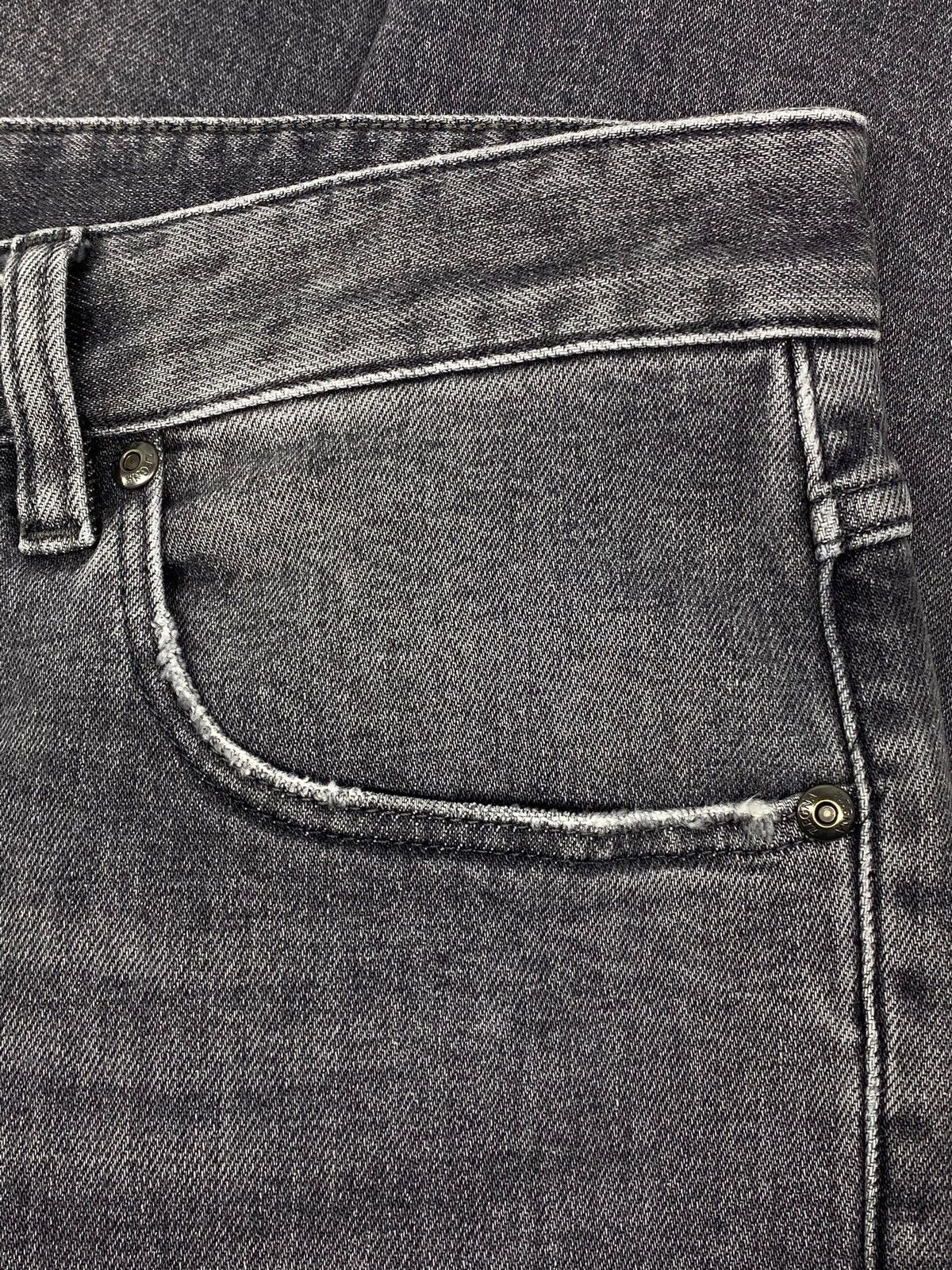 Z Zegna Zegna Washed Gray Denim Slim Fit Jeans Men’s Size 34 Size US 34 / EU 50 - 22 Thumbnail